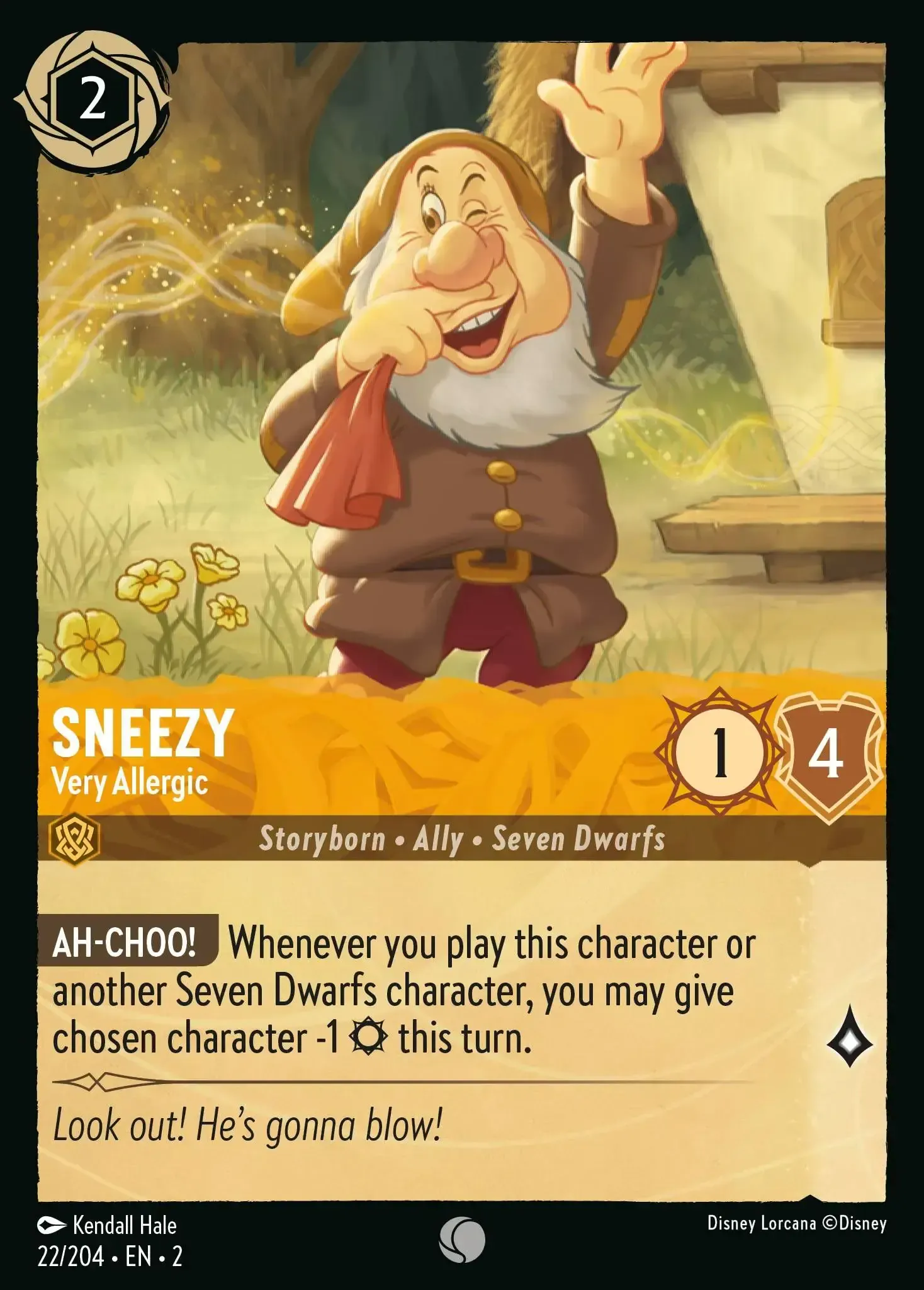 Sneezy - Very Allergic · Rise of the Floodborn 22/204