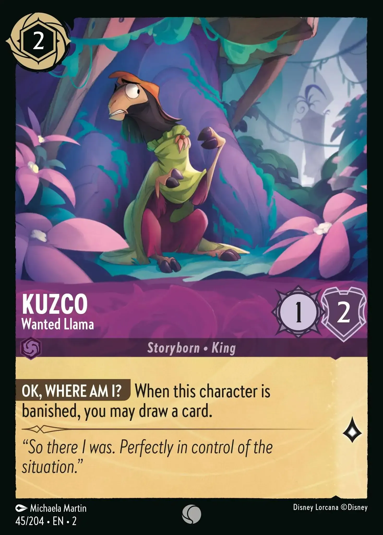 Kuzco - Wanted Llama · Rise of the Floodborn 45/204