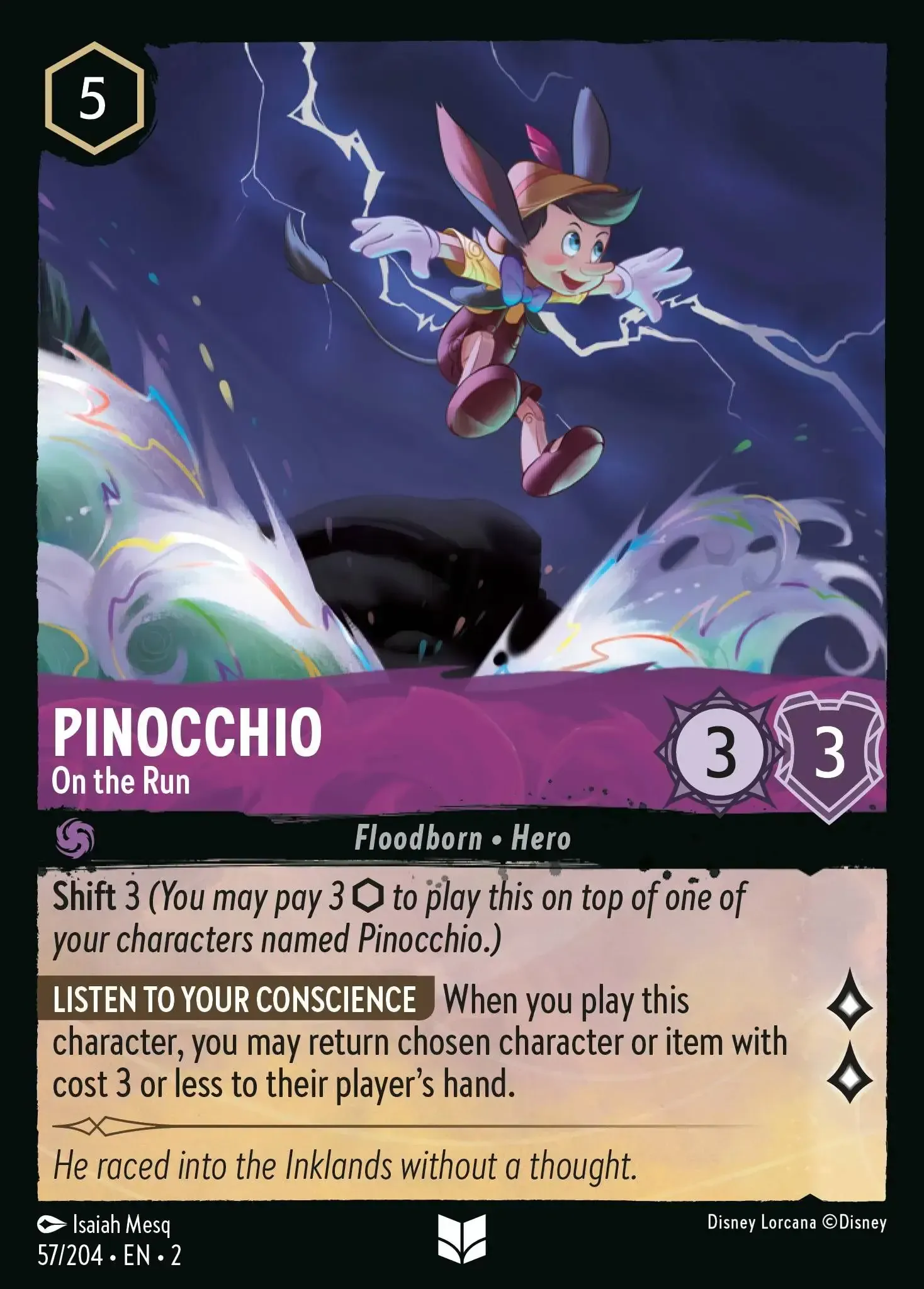 Pinocchio - On the Run · Rise of the Floodborn 57/204