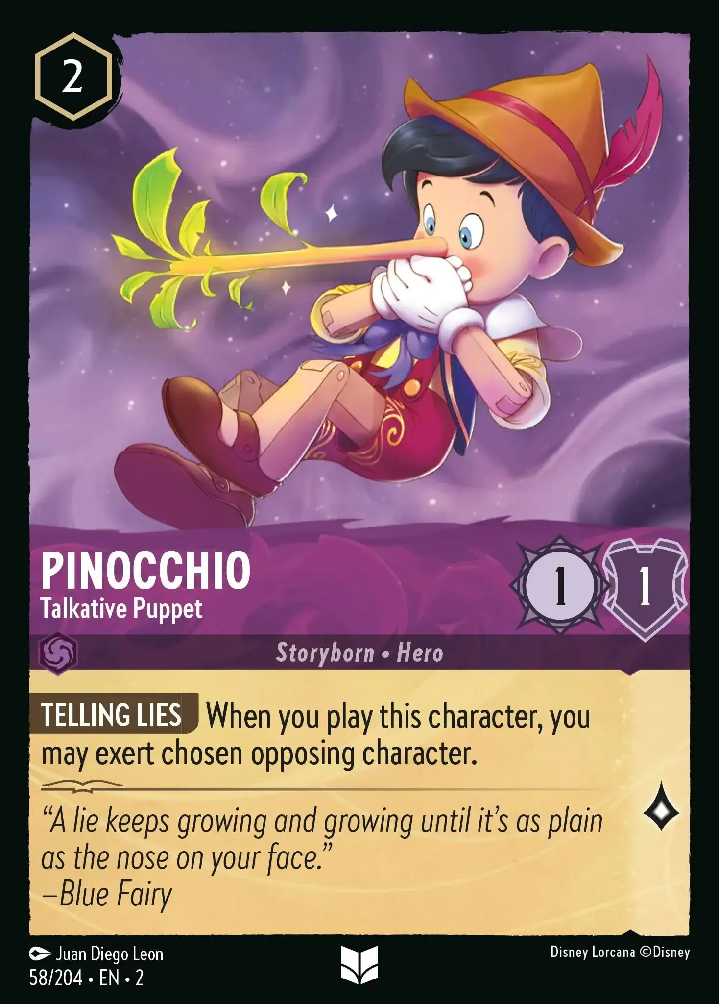 Pinocchio - Talkative Puppet · Rise of the Floodborn 58/204