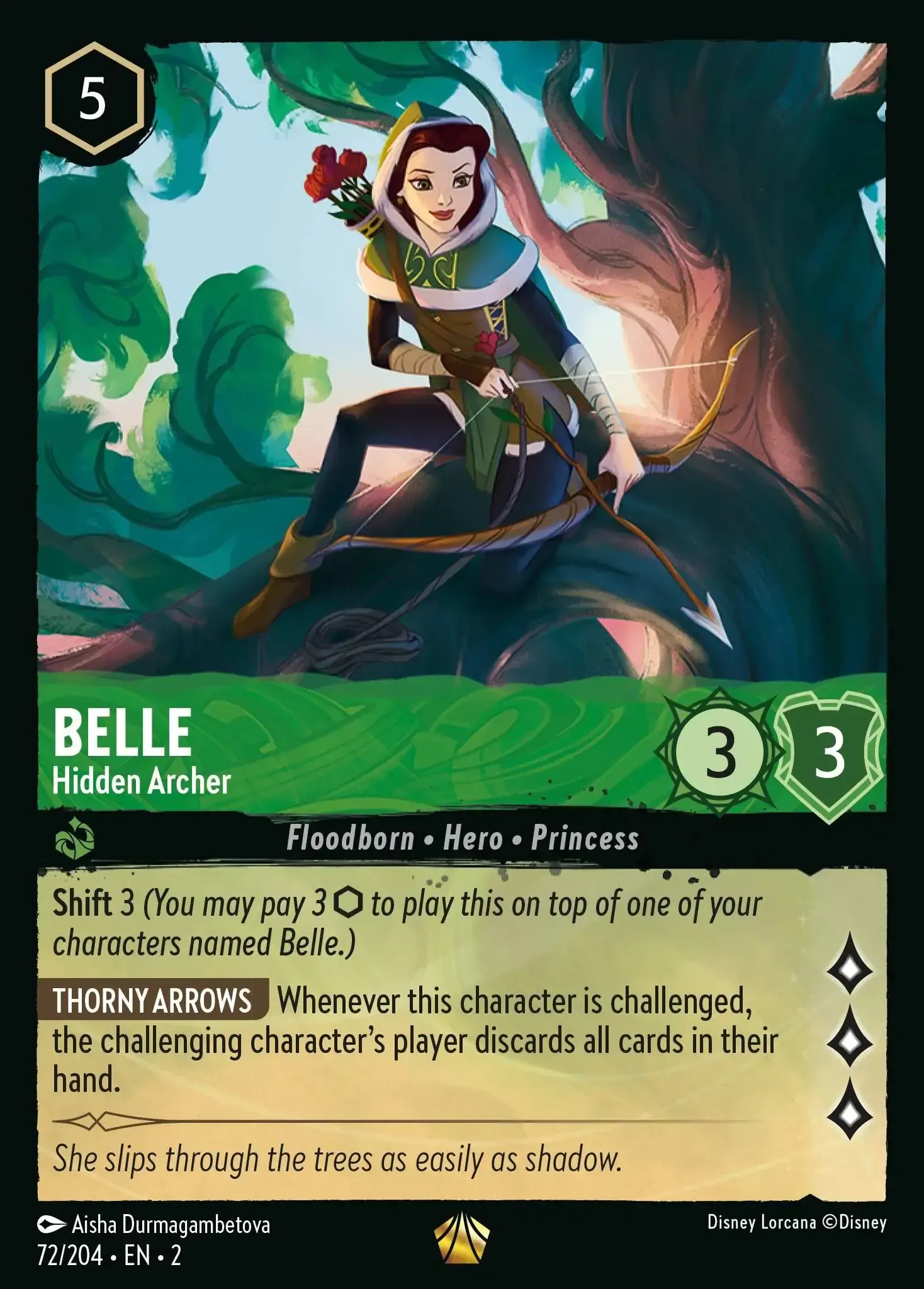 Belle - Hidden Archer · Rise of the Floodborn 72/204