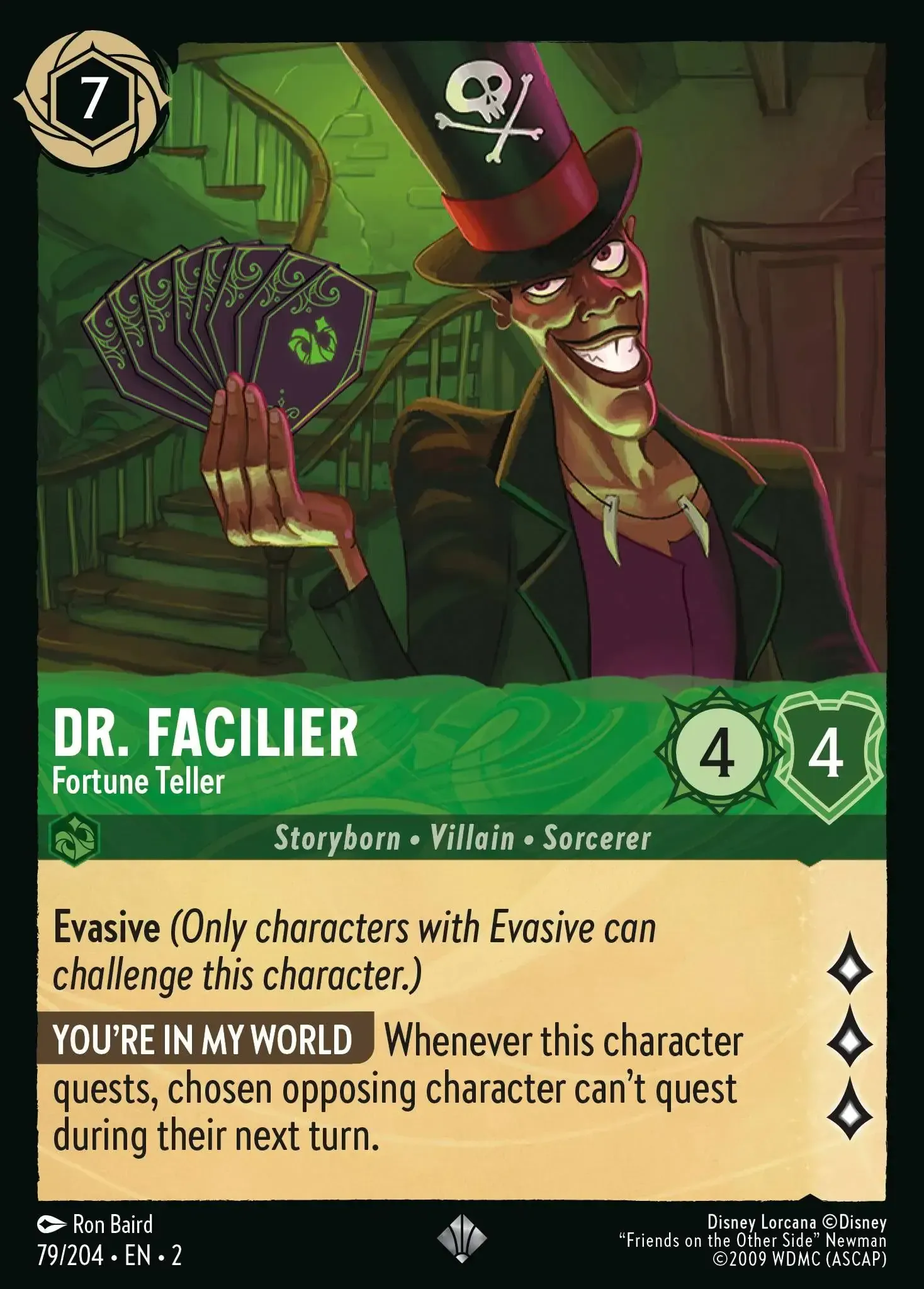 Dr. Facilier - Fortune Teller · Rise of the Floodborn 79/204