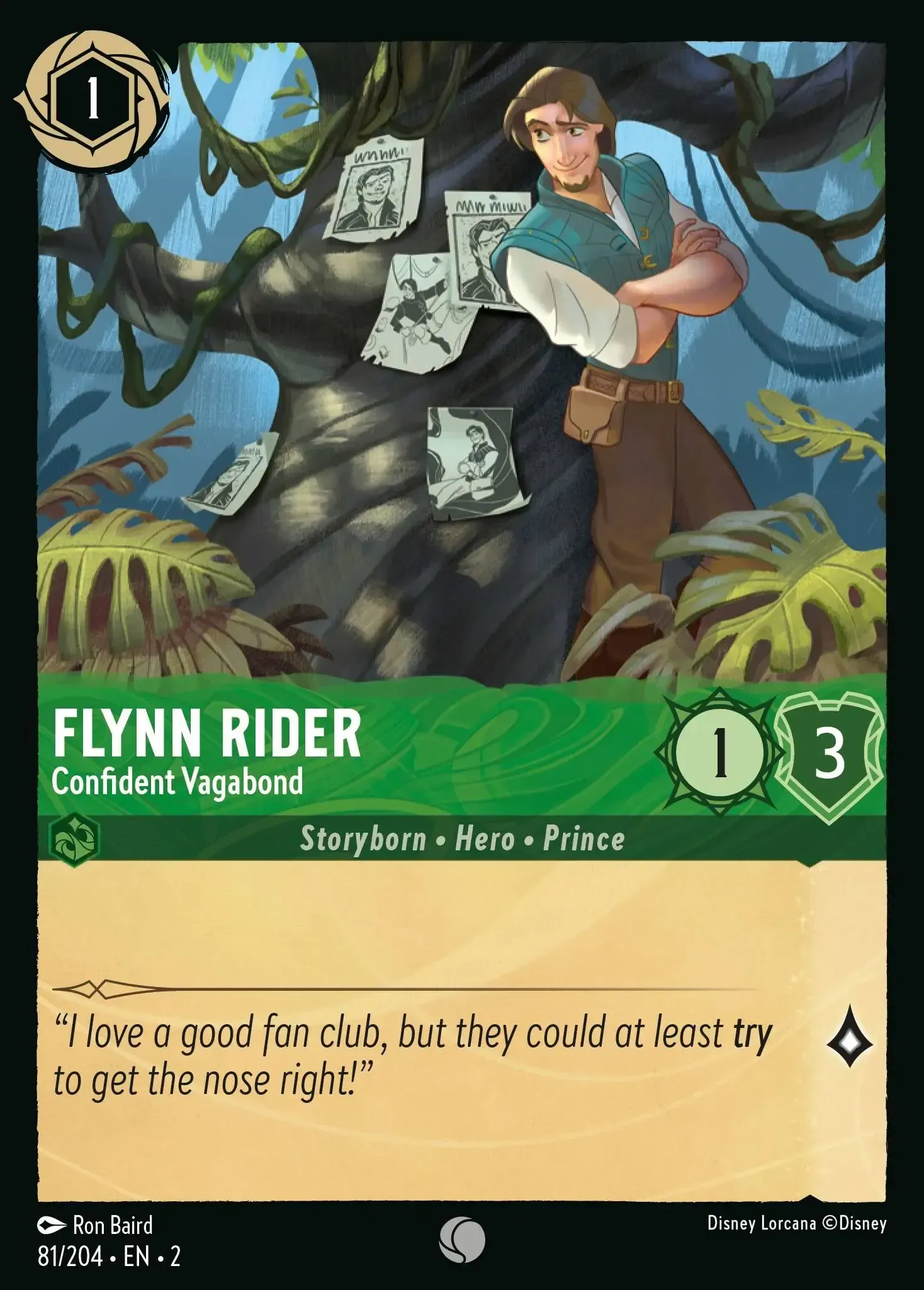 Flynn Rider - Confident Vagabond · Rise of the Floodborn 81/204
