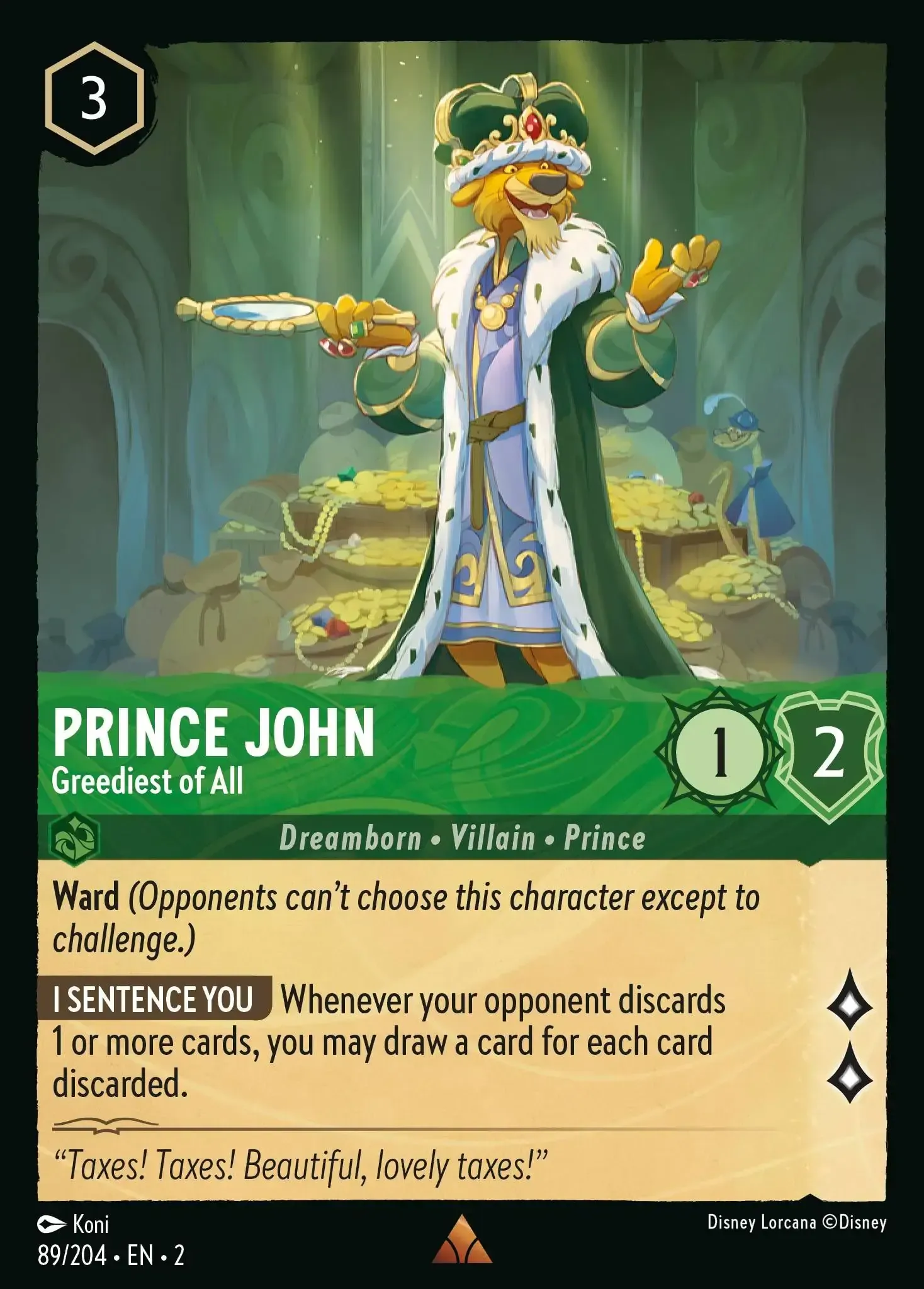 Prince John - Greediest of All · Rise of the Floodborn 89/204