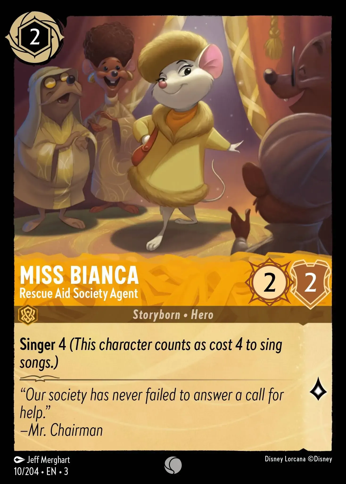 Miss Bianca - Rescue Aid Society Agent · Into the Inklands 10/208