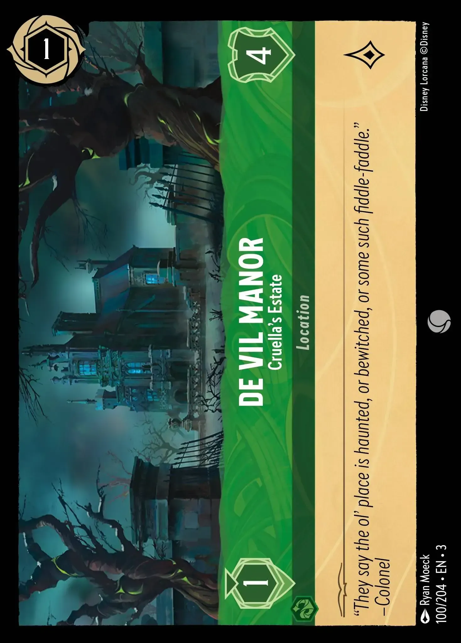De Vil Manor - Cruella's Estate · Into the Inklands 100/208