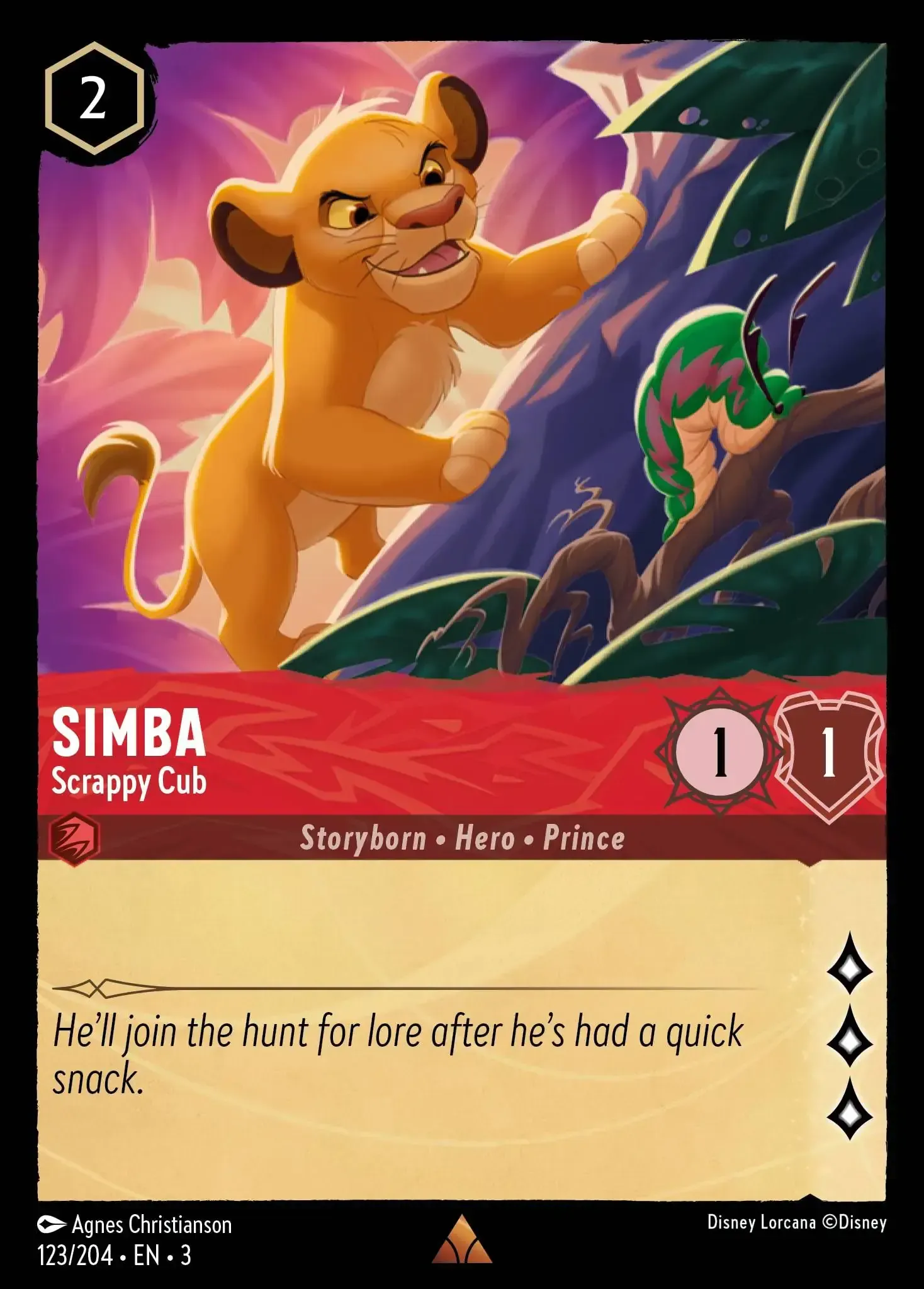 Simba - Scrappy Cub · Into the Inklands 123/208