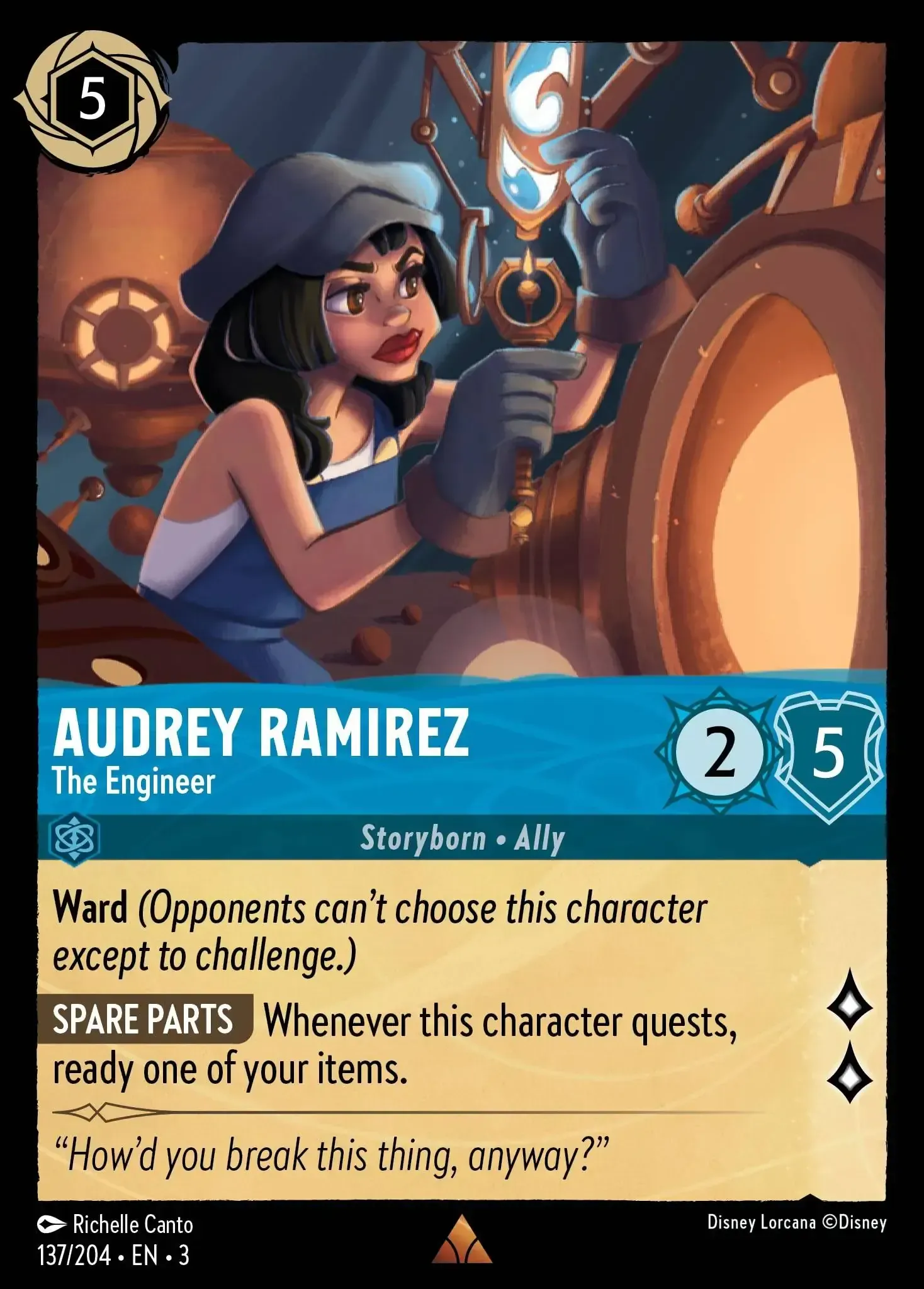 Audrey Ramirez - The Engineer · Into the Inklands 137/208