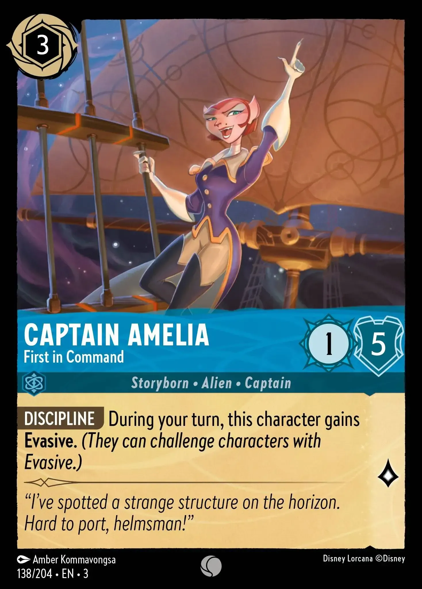 Captain Amelia - First in Command · Into the Inklands 138/208