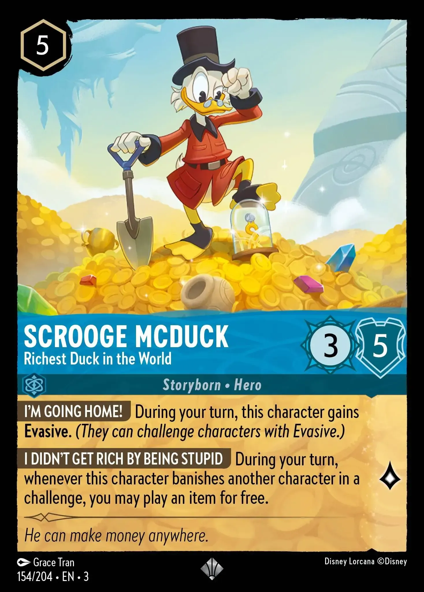 Scrooge McDuck - Richest Duck in the World · Into the Inklands 154/208