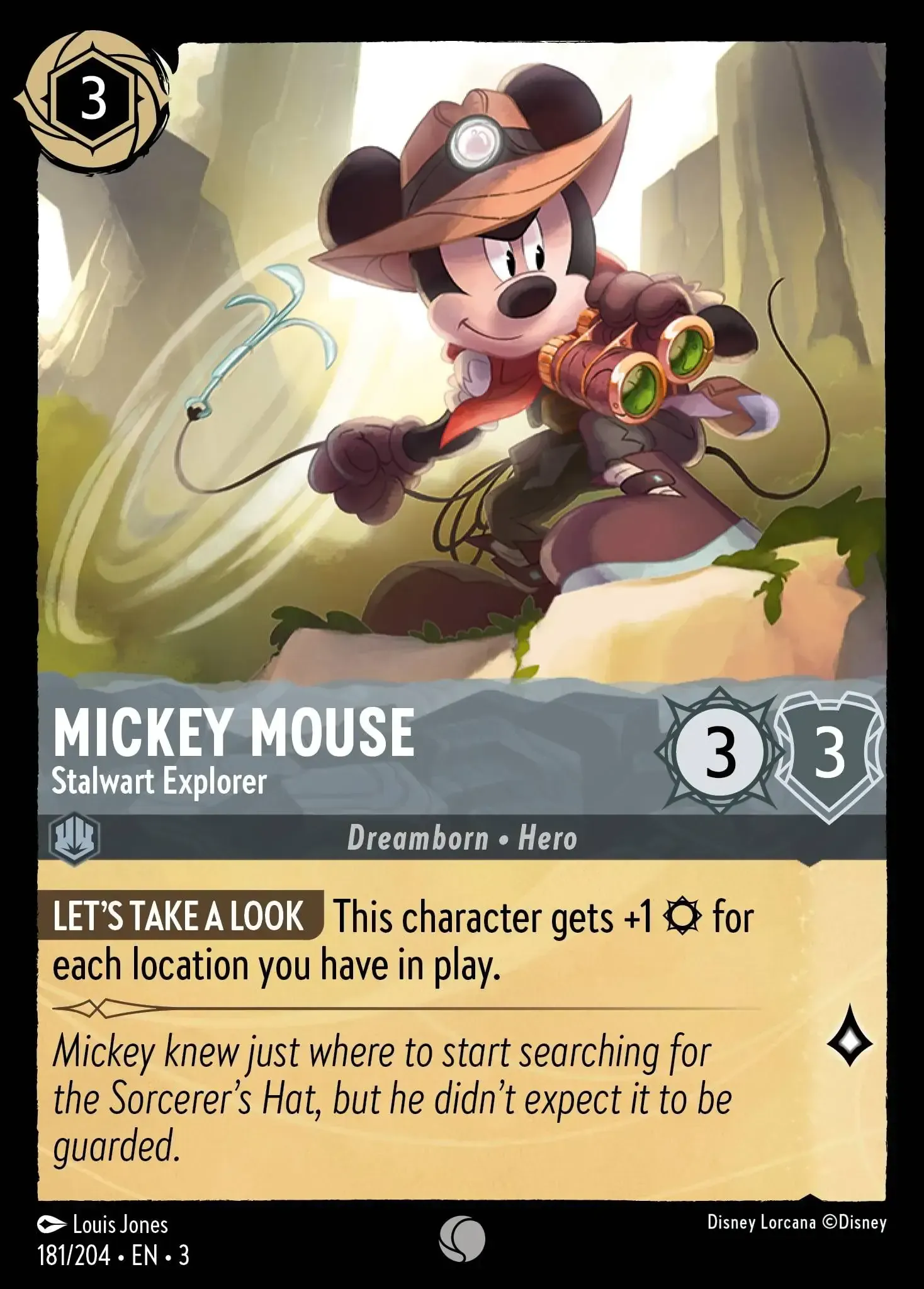 Mickey Mouse - Stalwart Explorer · Into the Inklands 181/208