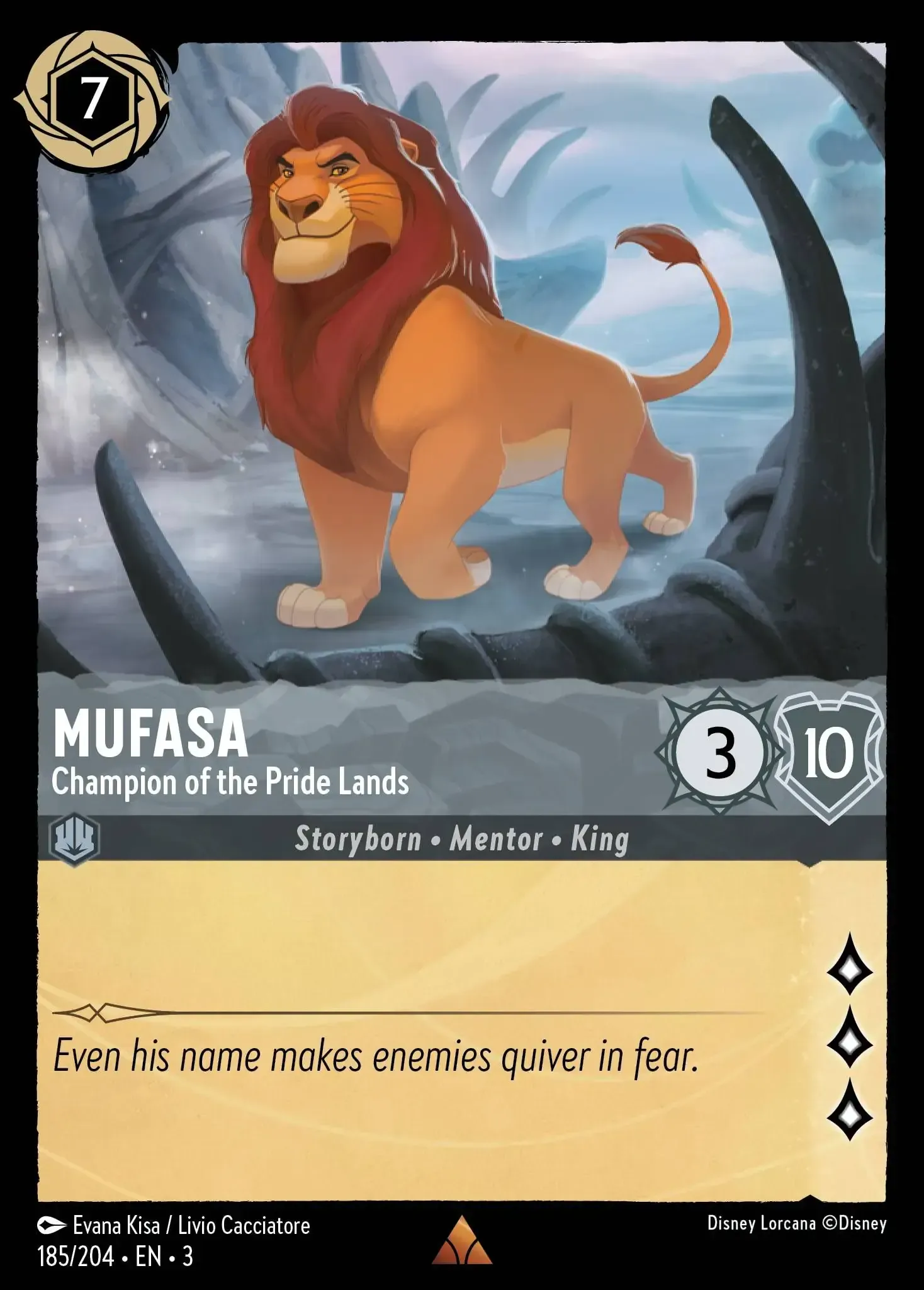 Mufasa - Champion of the Pride Lands · Into the Inklands 185/208
