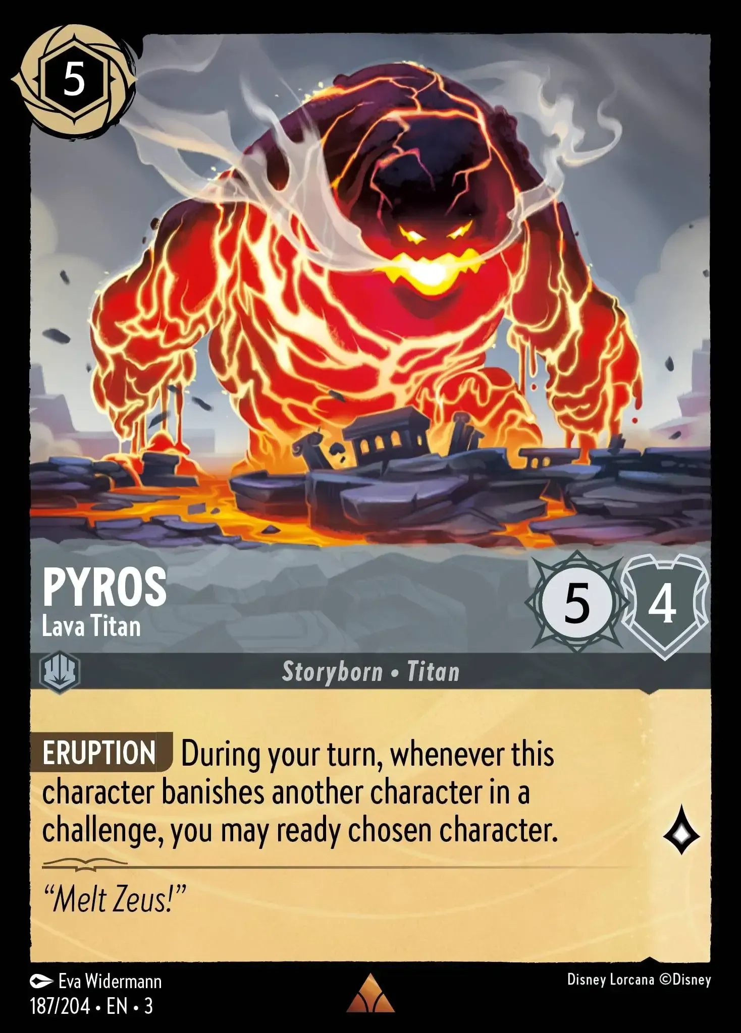 Pyros - Lava Titan · Into the Inklands 187/208