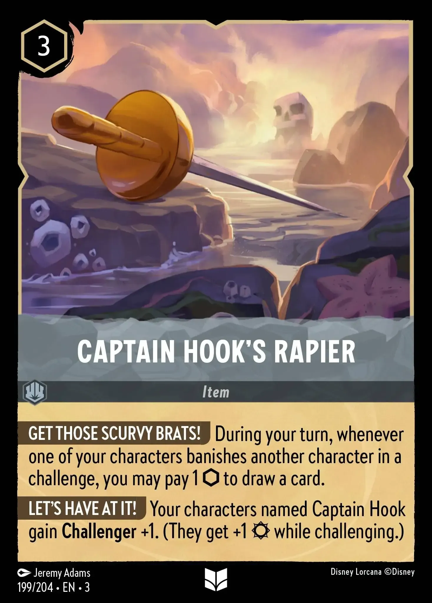 Captain Hook's Rapier · Into the Inklands 199/208
