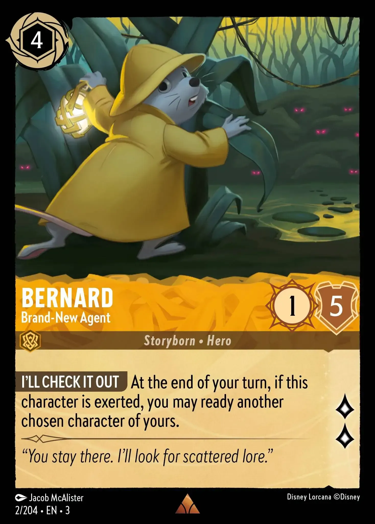 Bernard - Brand-New Agent · Into the Inklands 2/208