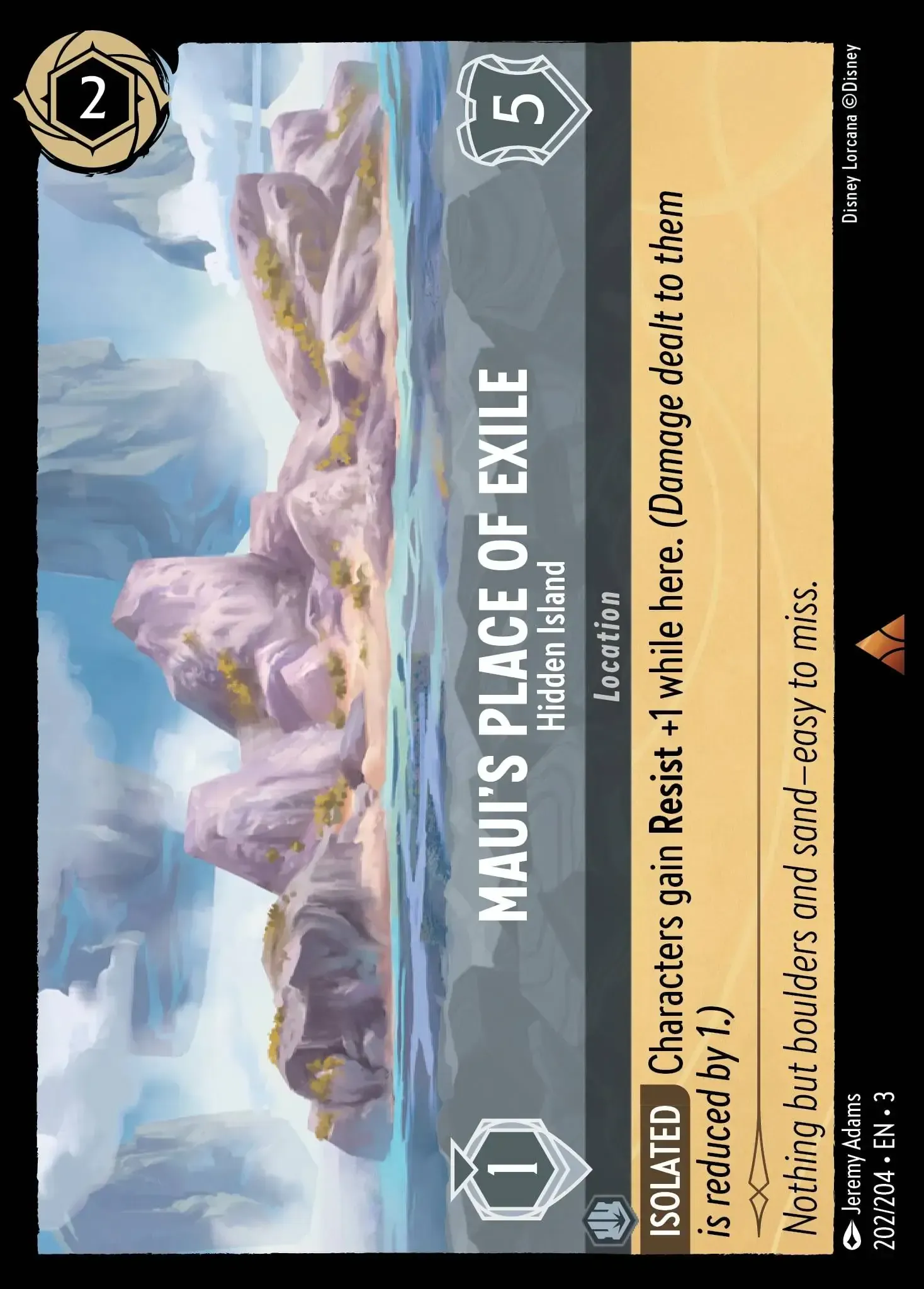 Maui's Place of Exile - Hidden Island · Into the Inklands 202/208