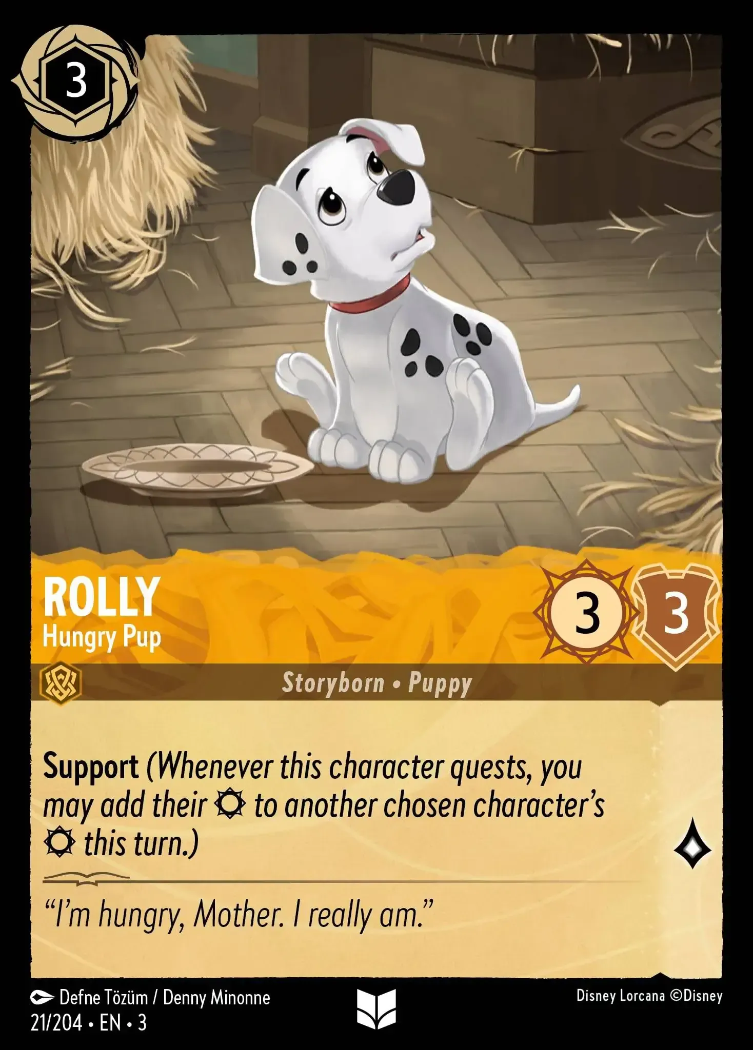 Rolly - Hungry Pup · Into the Inklands 21/208