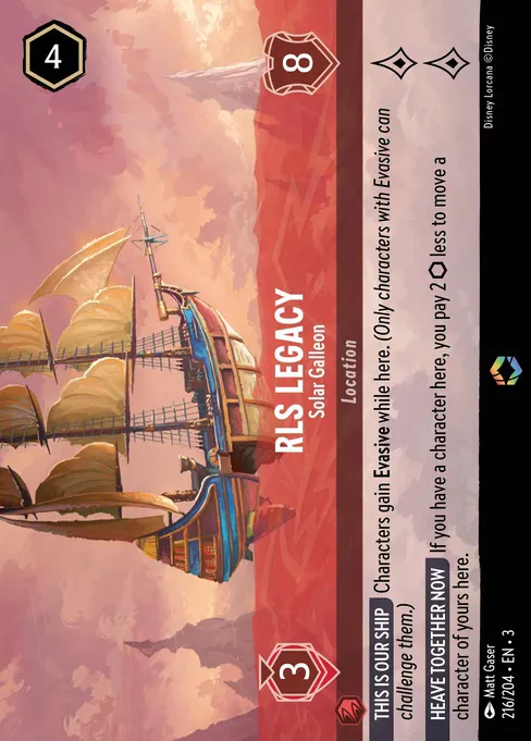 RLS Legacy - Solar Galleon · Into the Inklands 216/208