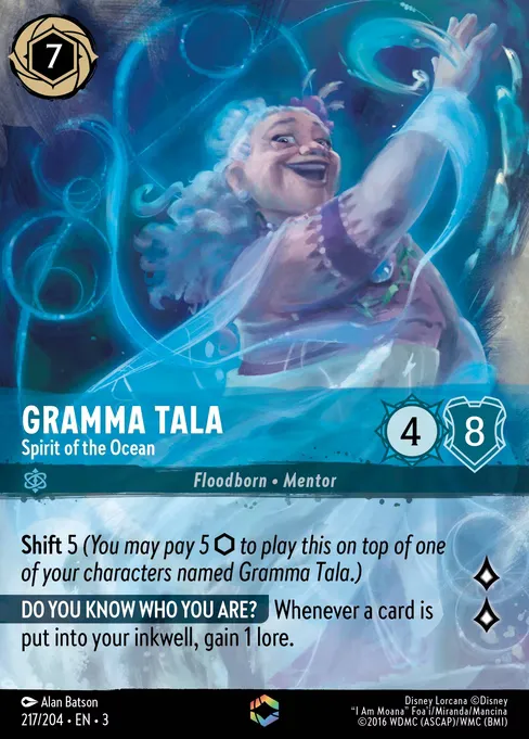 Gramma Tala - Spirit of the Ocean · Into the Inklands 217/208