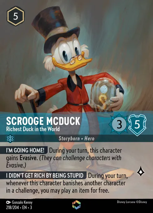 Scrooge McDuck - Richest Duck in the World · Into the Inklands 218/208