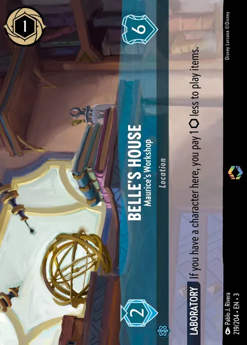 Belle's House - Maurice's Workshop · Into the Inklands 219/208