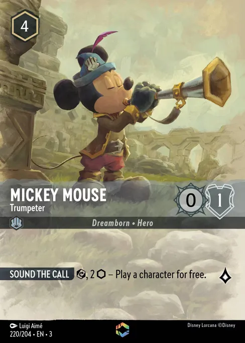 Mickey Mouse - Trumpeter · Into the Inklands 220/208