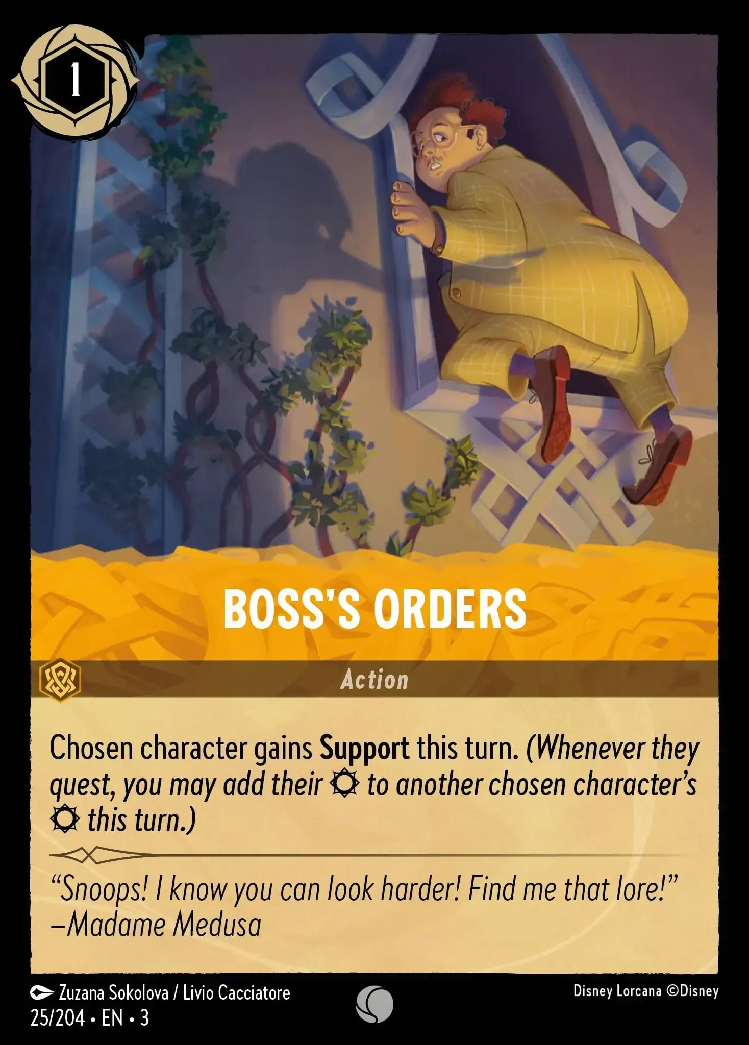 Boss's Orders · Into the Inklands 25/208