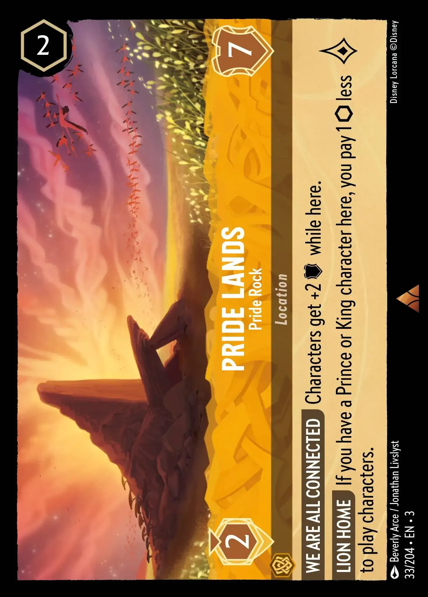 Pride Lands - Pride Rock · Into the Inklands 33/208