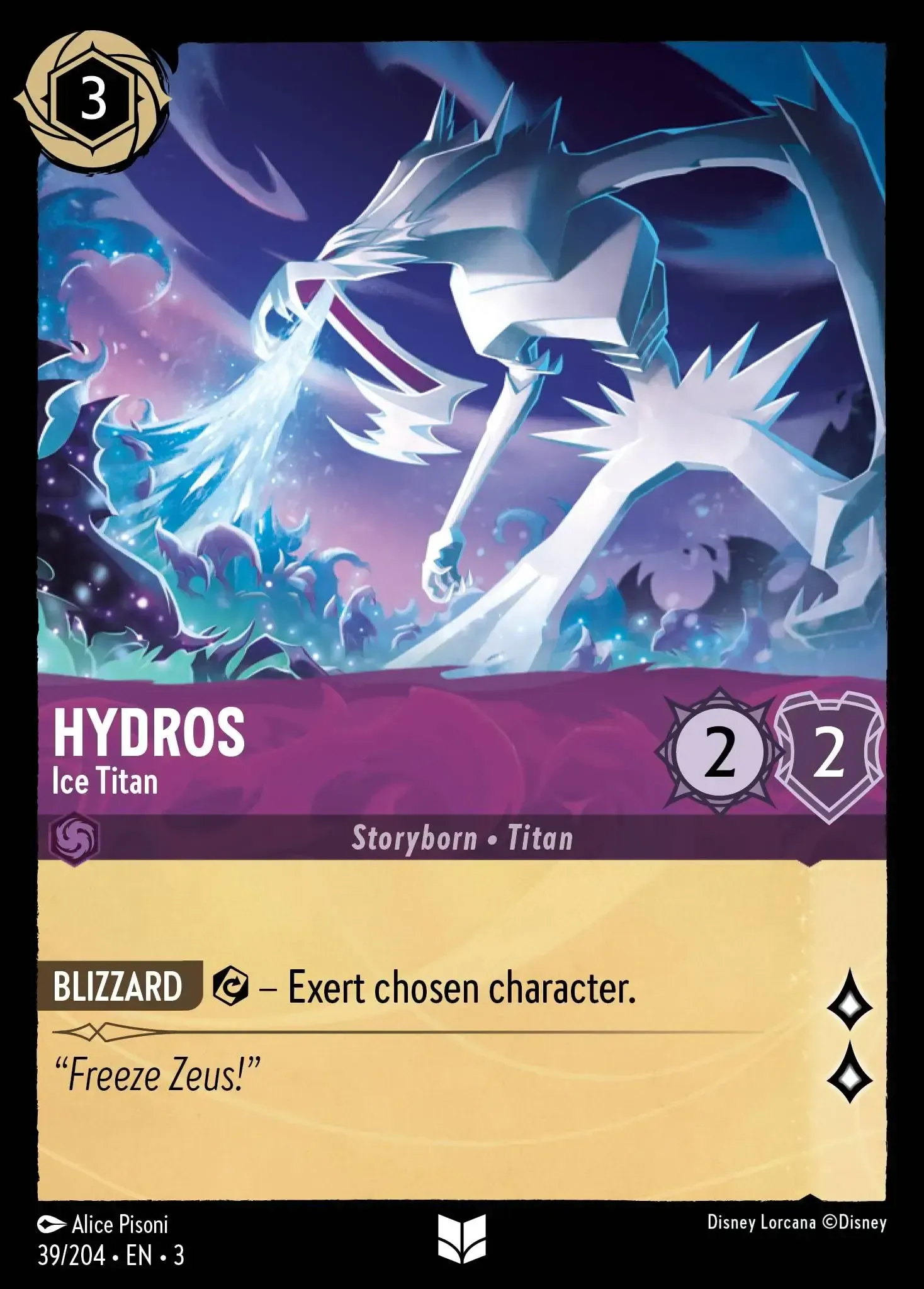 Hydros - Ice Titan · Into the Inklands 39/208
