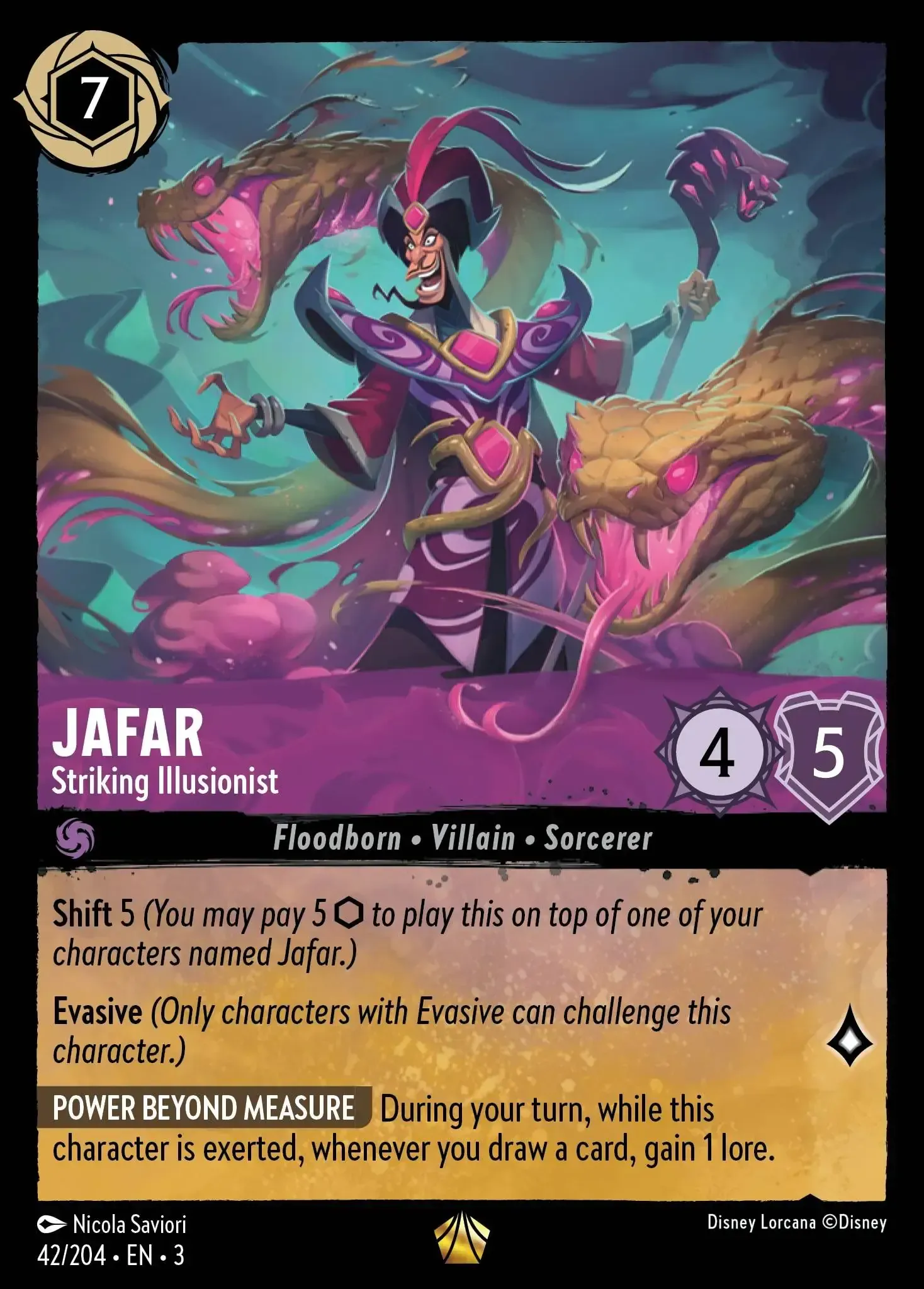 Jafar - Striking Illusionist · Into the Inklands 42/208
