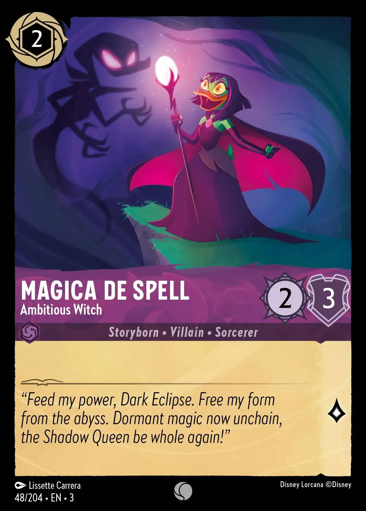 Magica De Spell - Ambitious Witch · Into the Inklands 48/208
