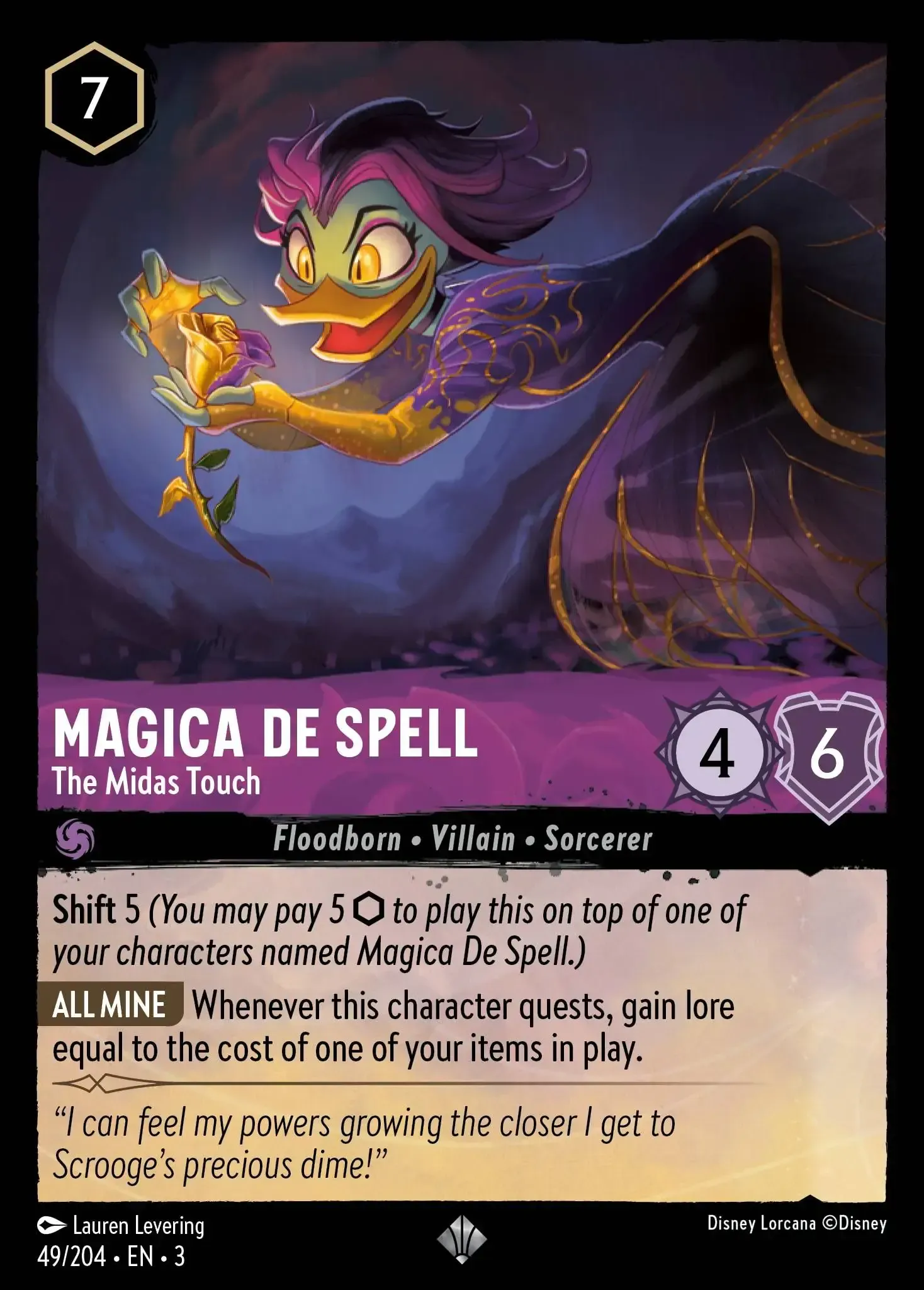 Magica De Spell - The Midas Touch · Into the Inklands 49/208