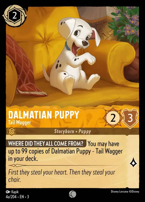 Dalmatian Puppy - Tail Wagger · Into the Inklands 4e/208