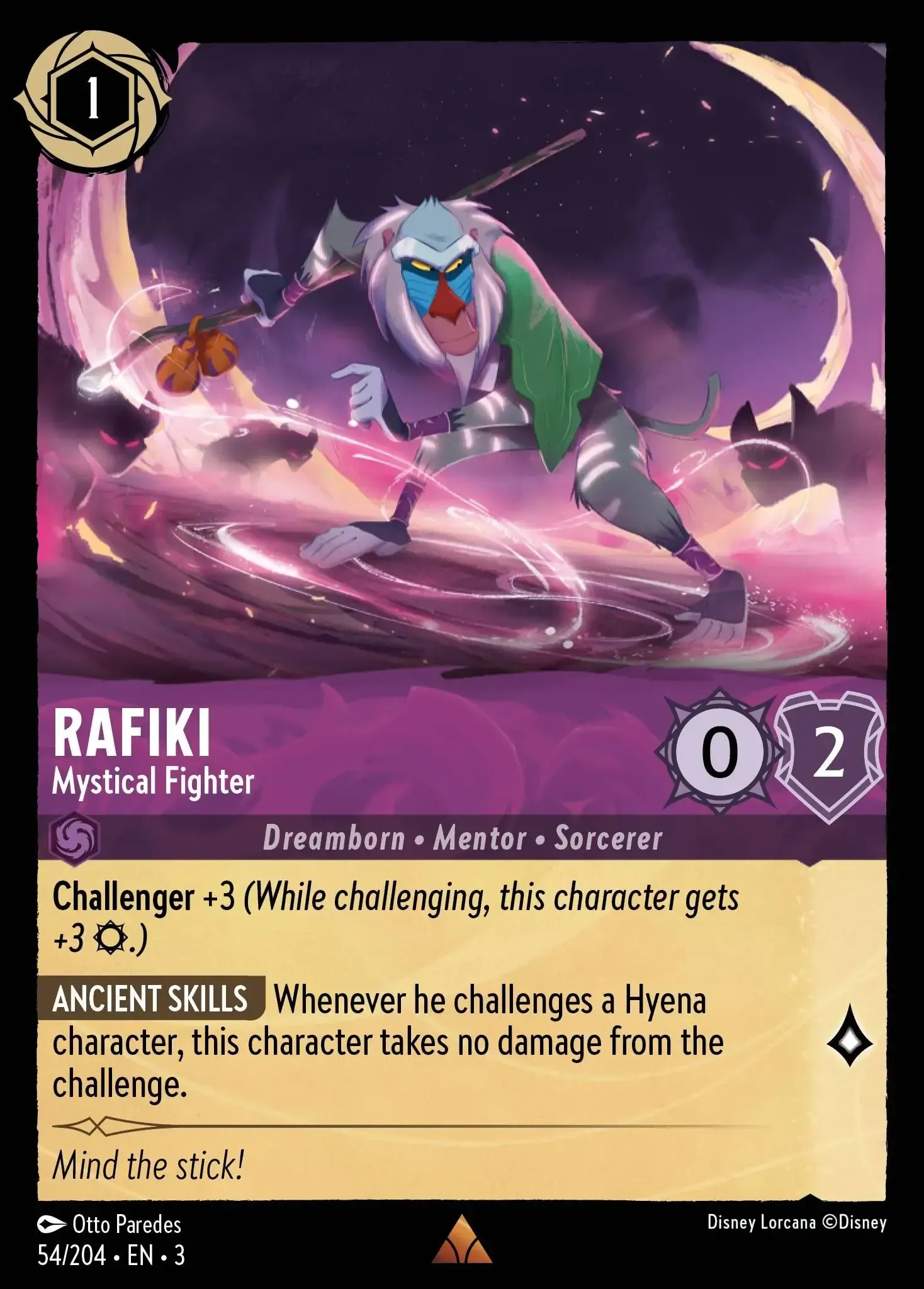 Rafiki - Mystical Fighter · Into the Inklands 54/208
