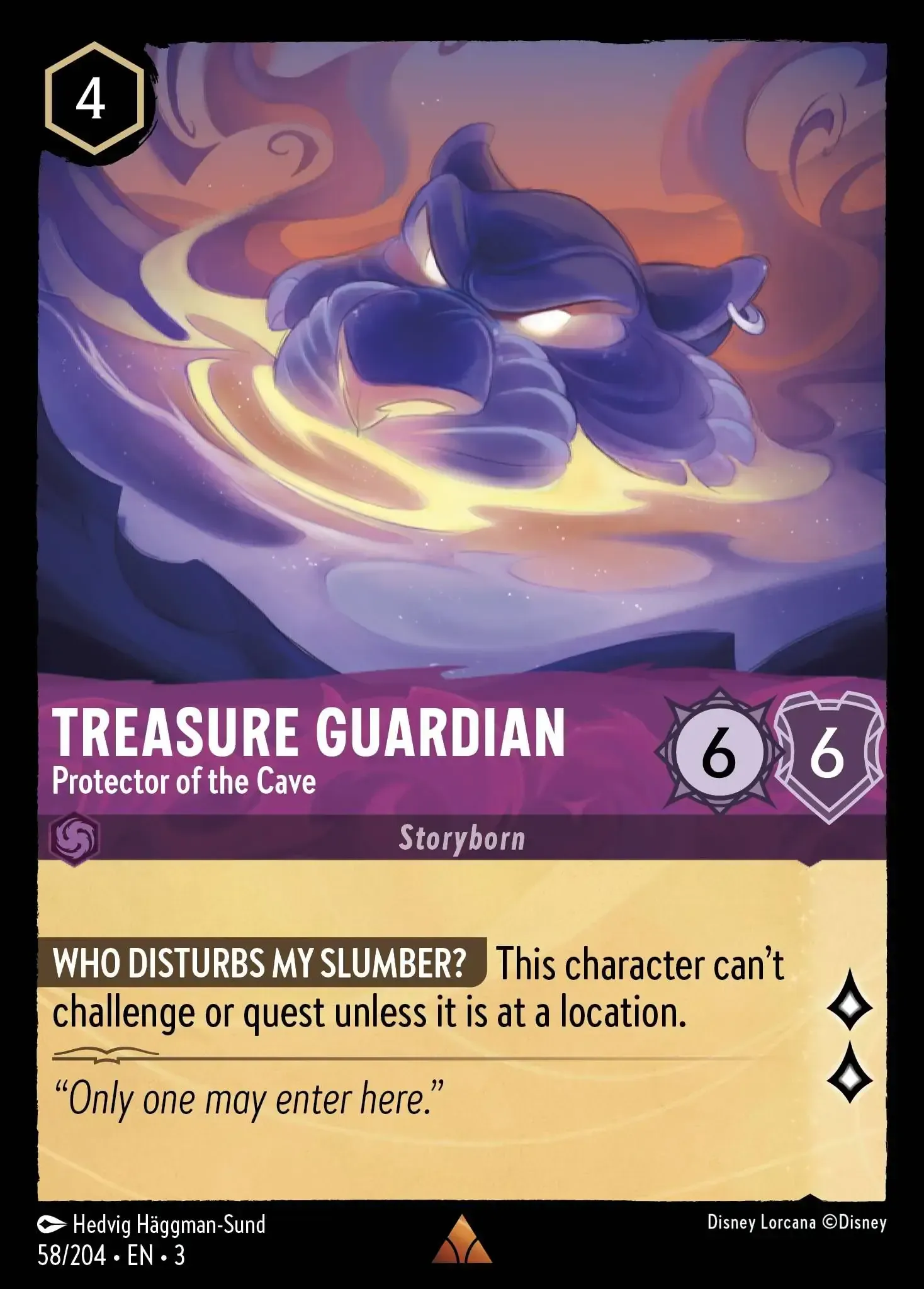 Treasure Guardian - Protector of the Cave · Into the Inklands 58/208