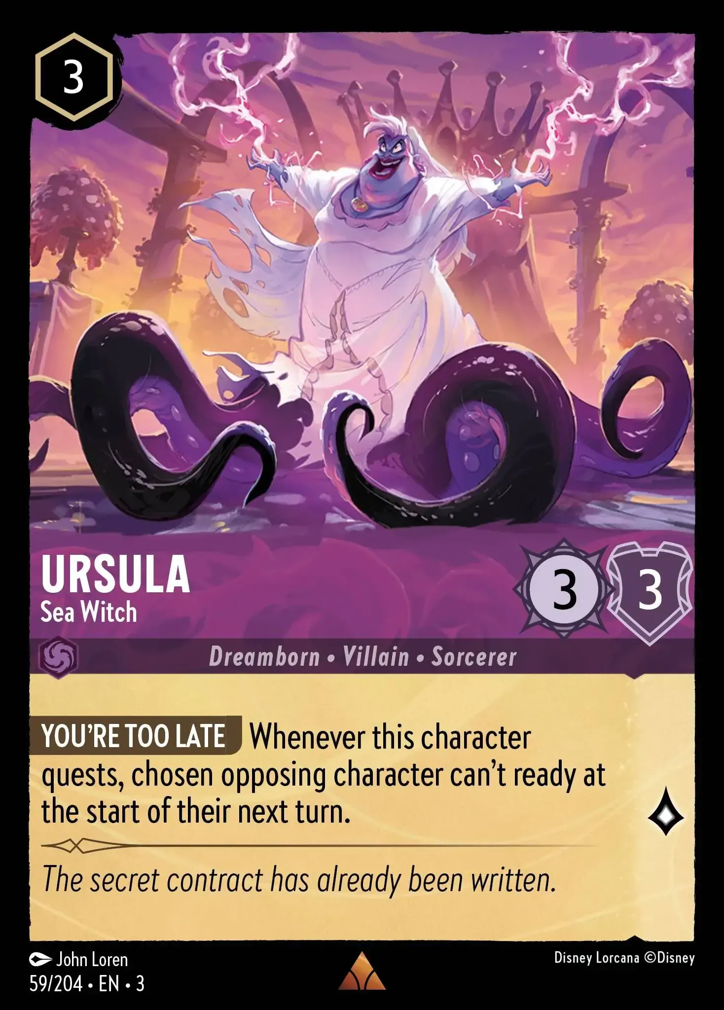 Ursula - Sea Witch · Into the Inklands 59/208