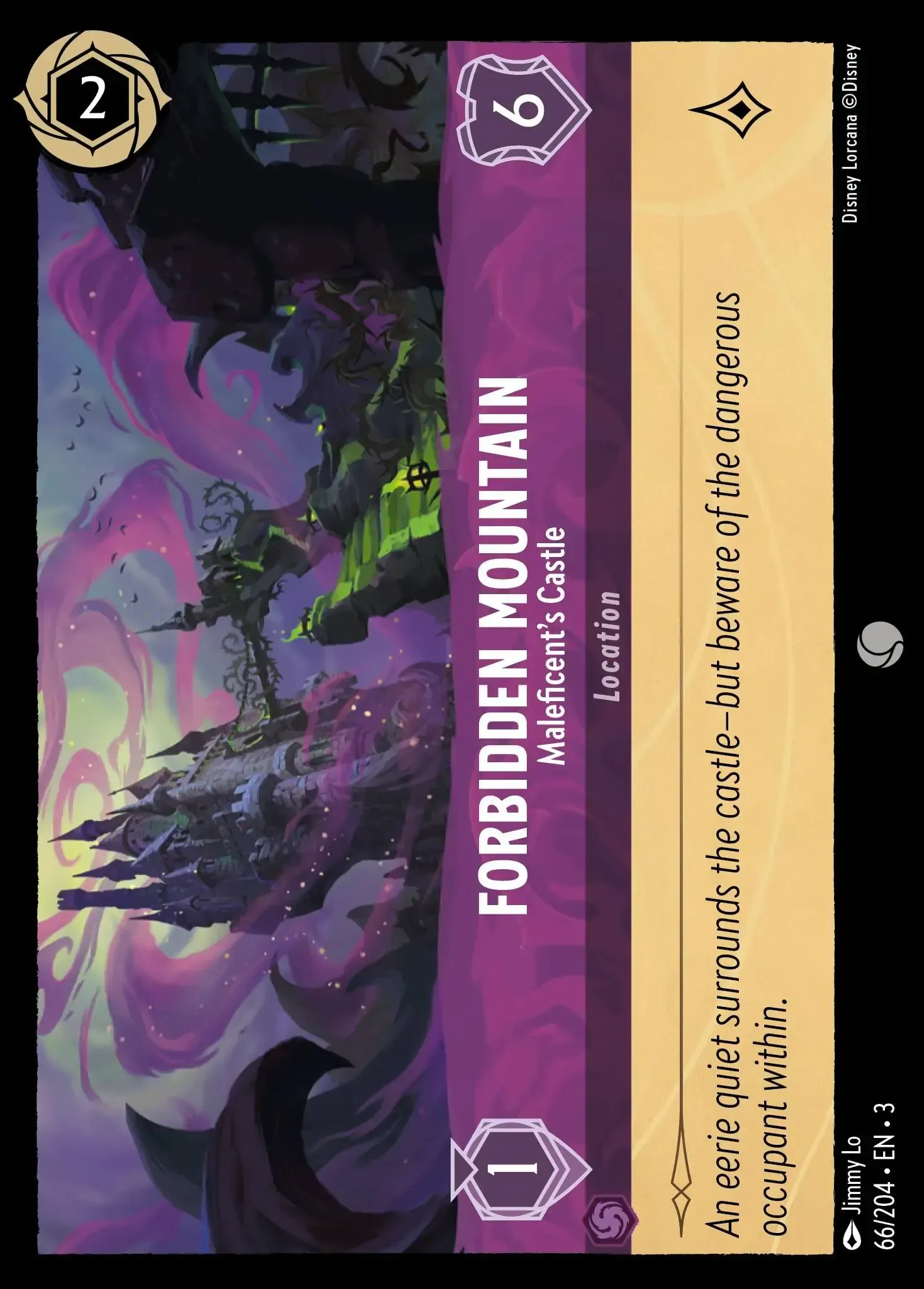 Forbidden Mountain - Maleficent's Castle · Into the Inklands 66/208