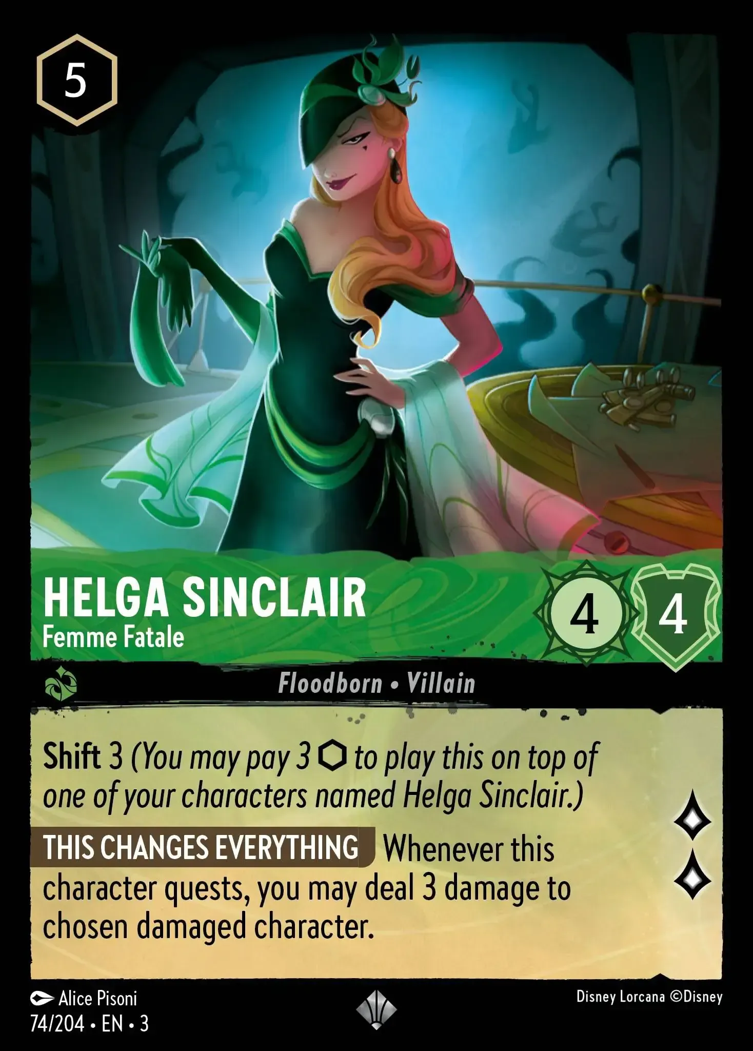 Helga Sinclair - Femme Fatale · Into the Inklands 74/208