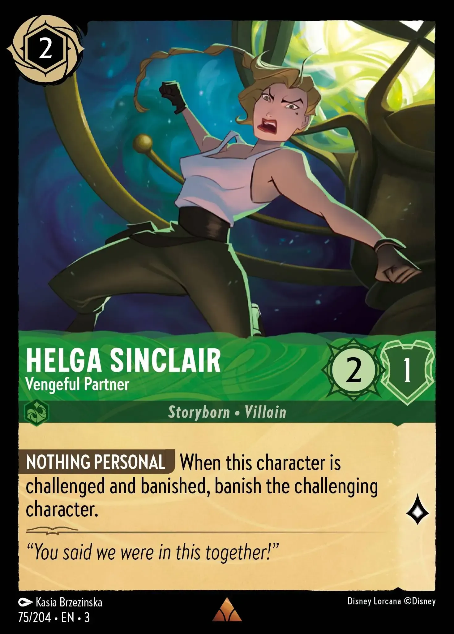 Helga Sinclair - Vengeful Partner · Into the Inklands 75/208