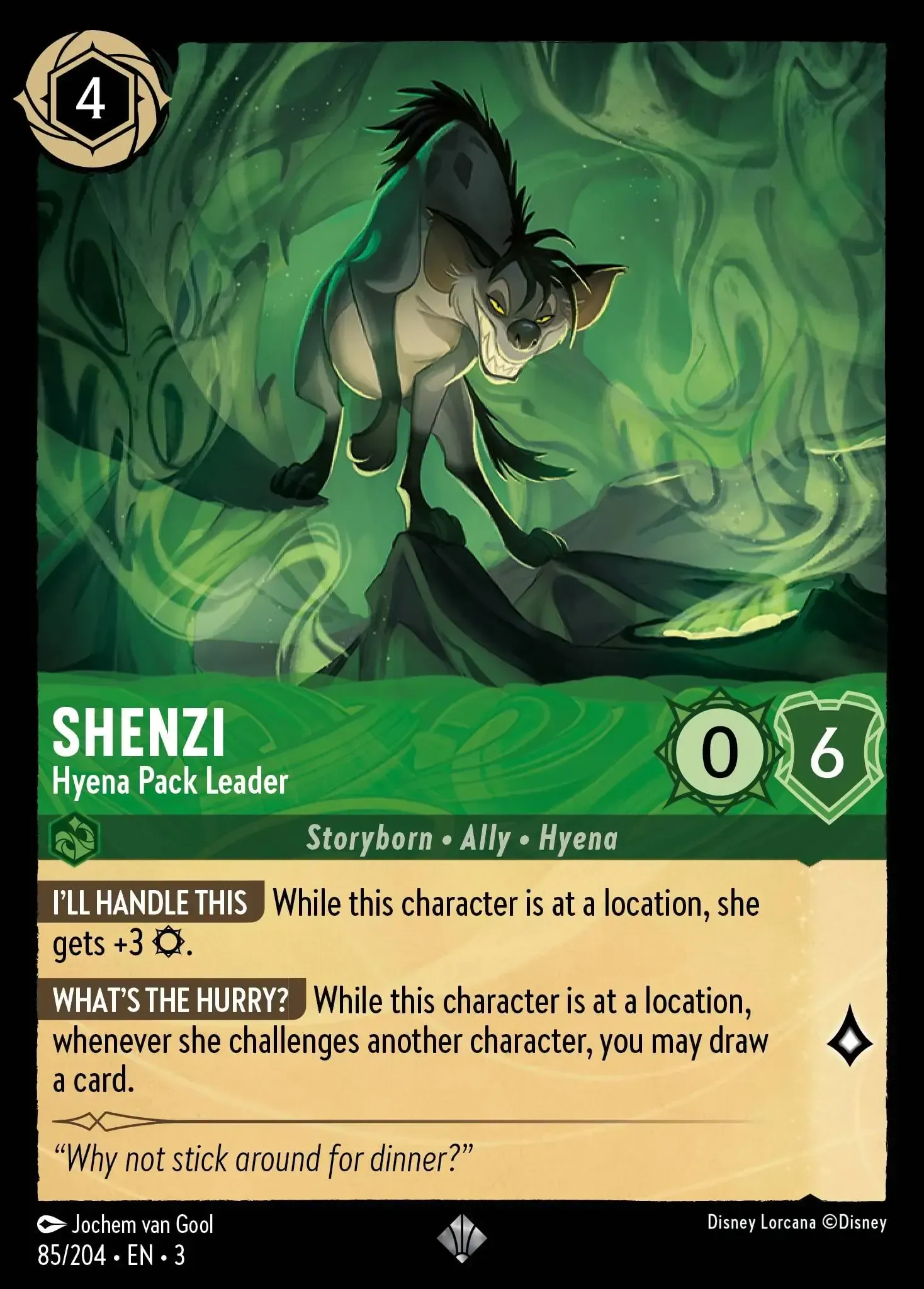 Shenzi - Hyena Pack Leader · Into the Inklands 85/208