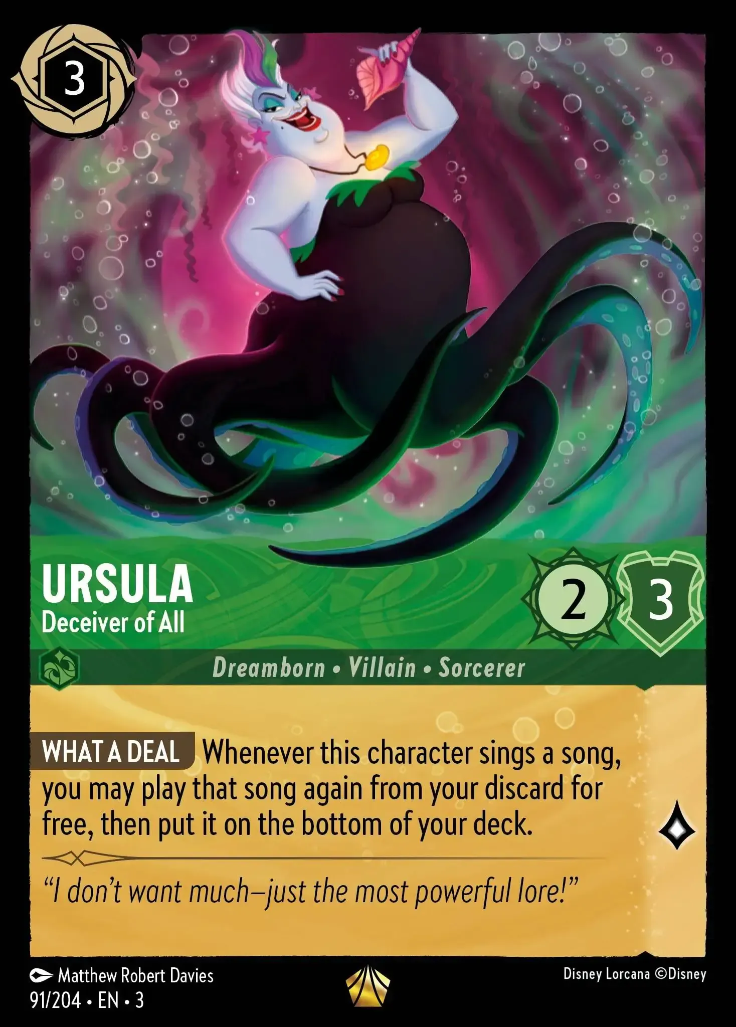 Ursula - Deceiver of All · Into the Inklands 91/208