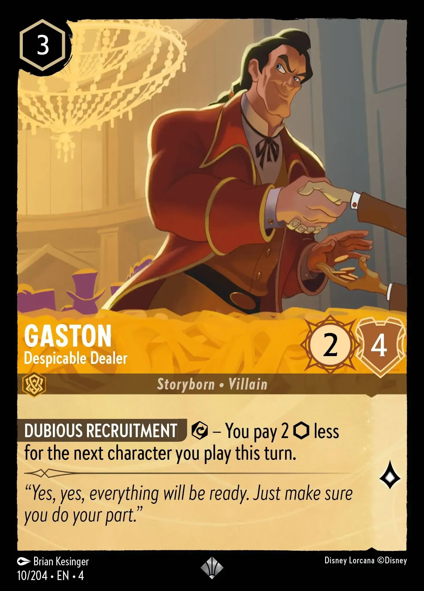 Gaston - Despicable Dealer · Ursula's Return 10/207