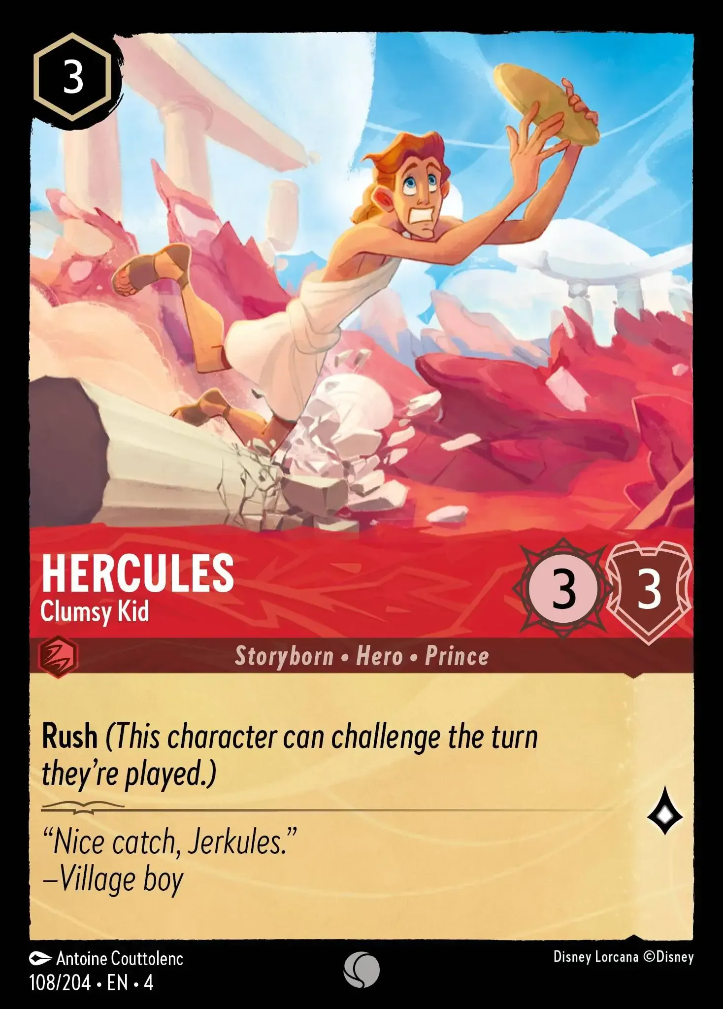 Hercules - Clumsy Kid · Ursula's Return 108/207