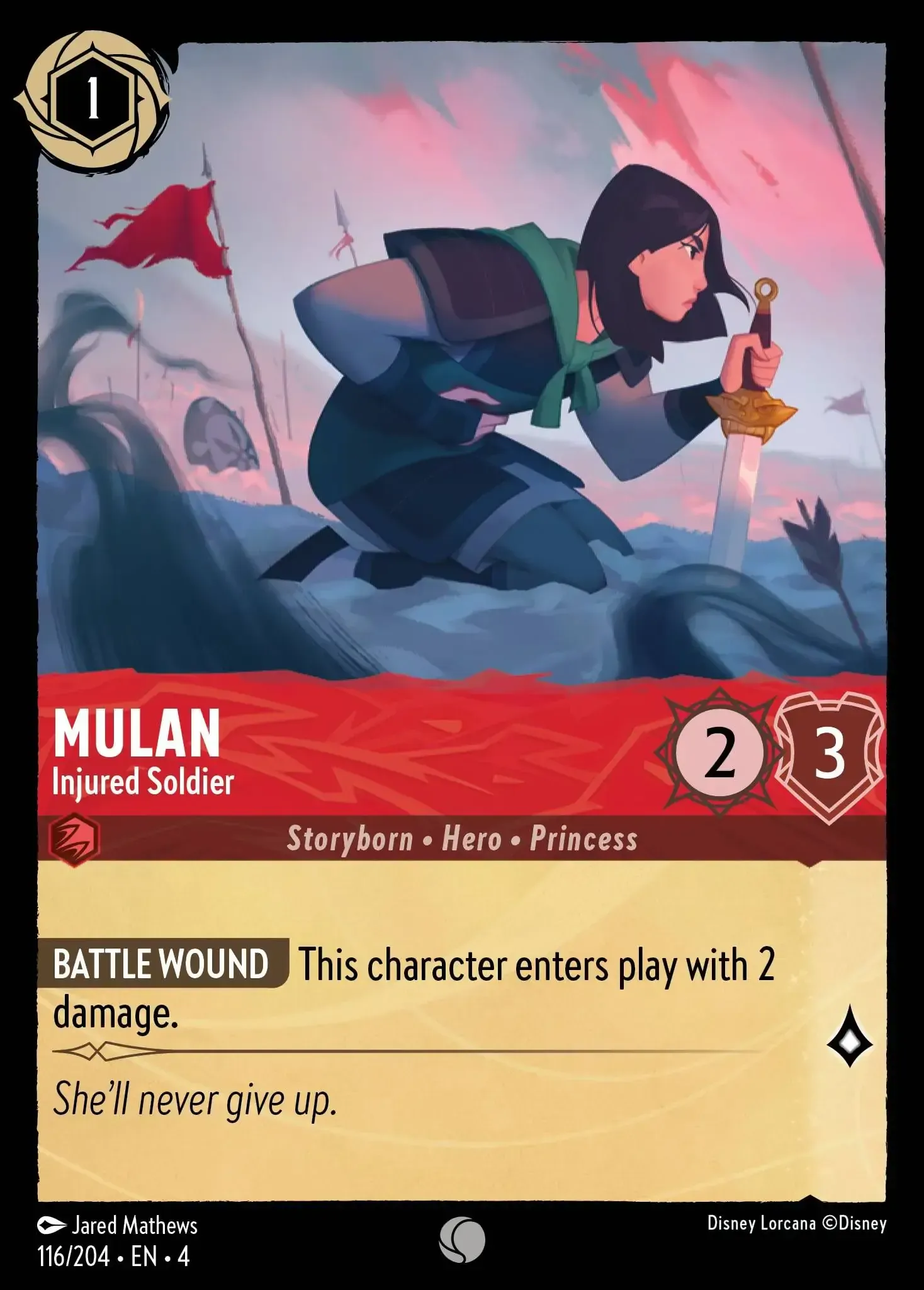 Mulan - Injured Soldier · Ursula's Return 116/207