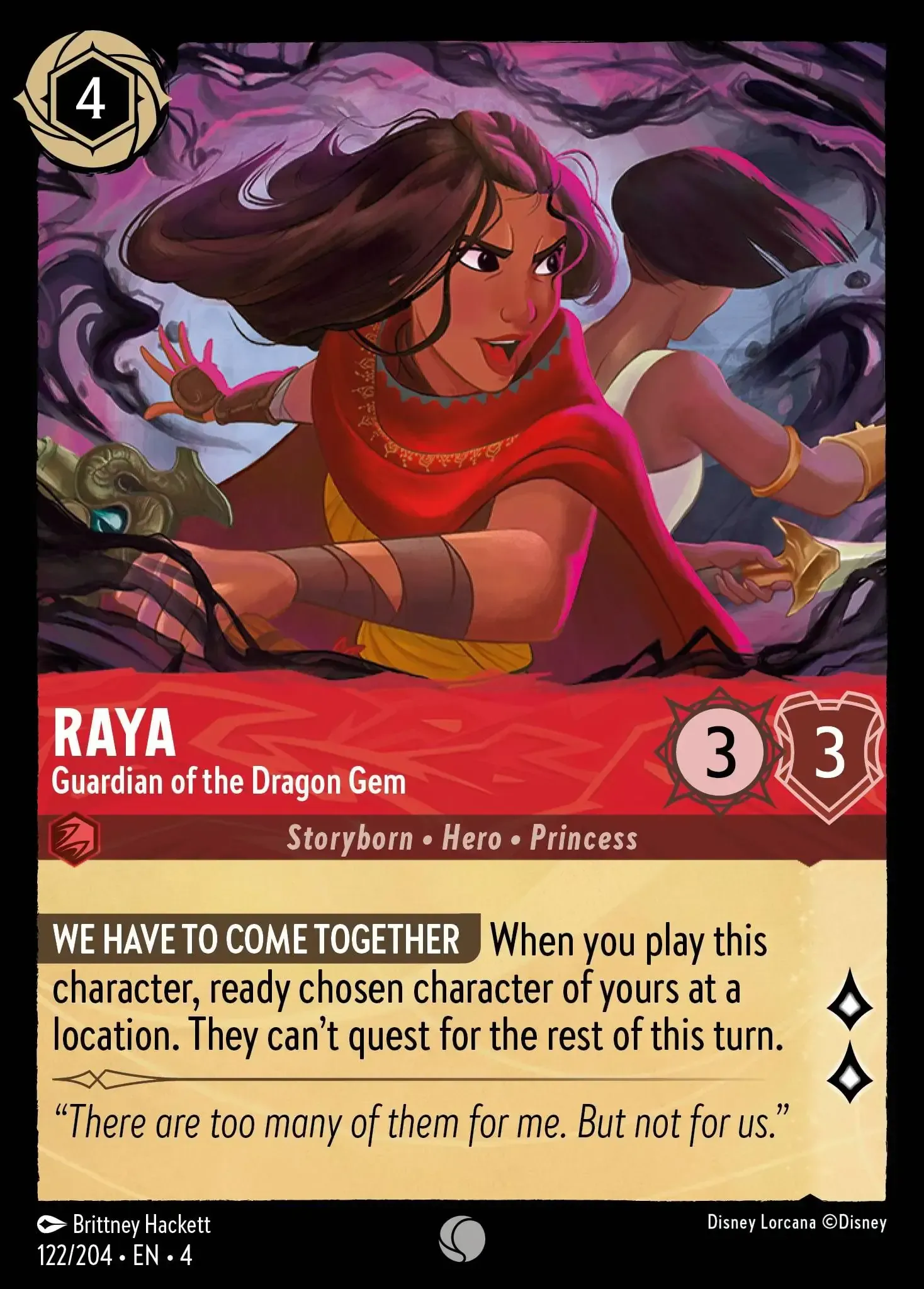 Raya - Guardian of the Dragon Gem · Ursula's Return 122/207