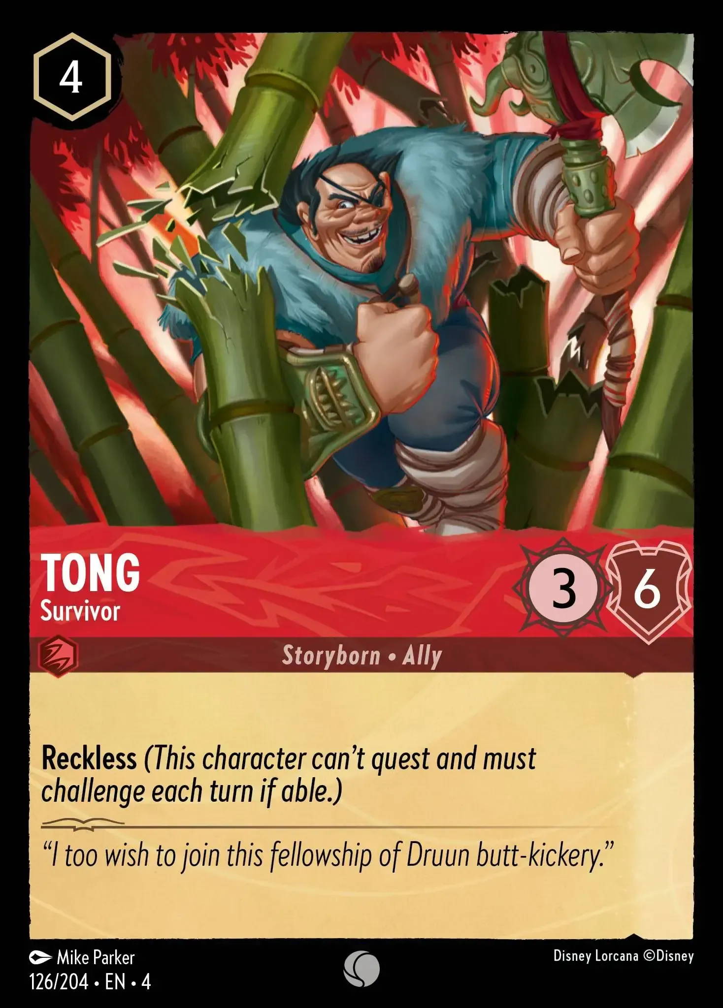 Tong - Survivor · Ursula's Return 126/207