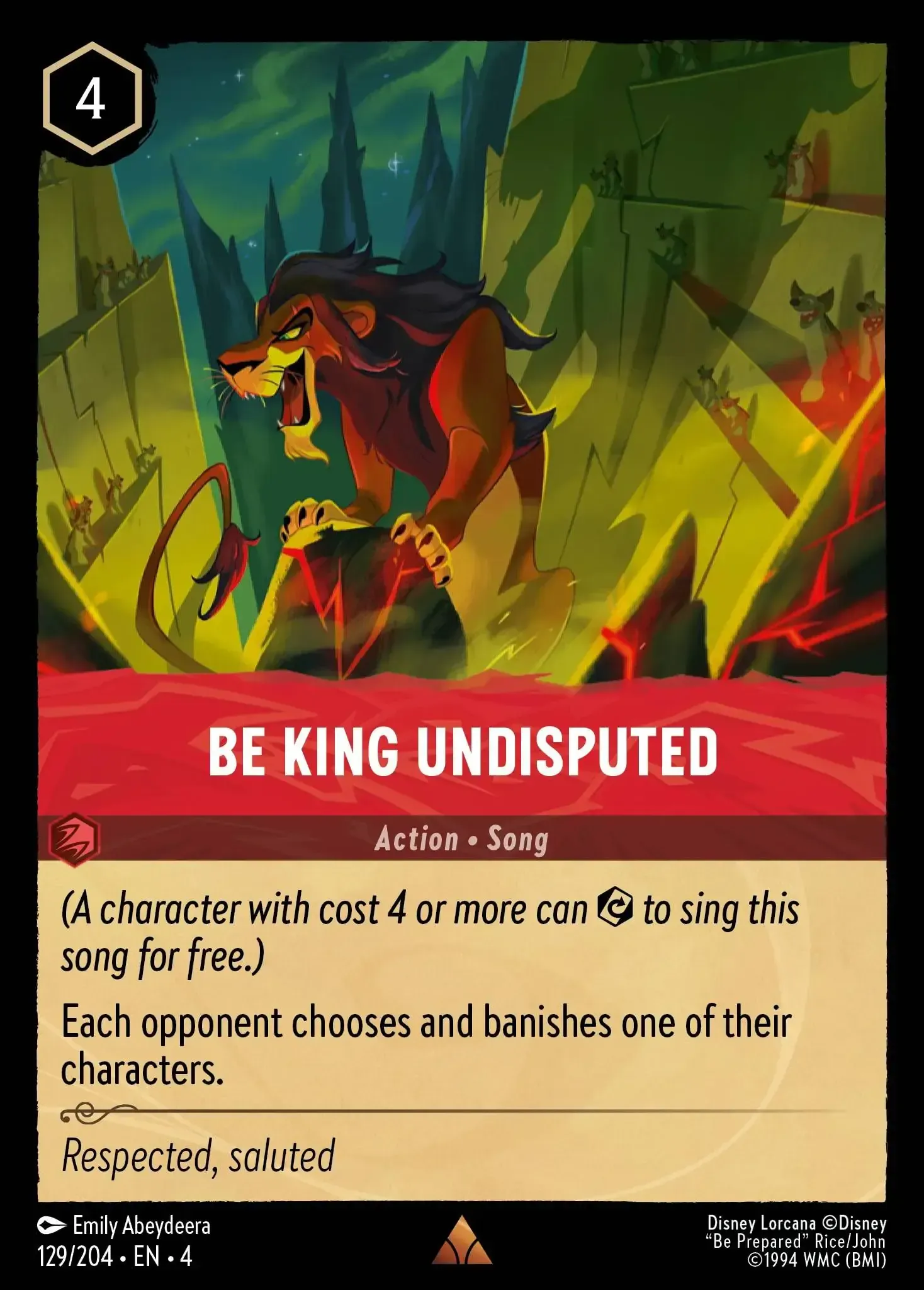 Be King Undisputed · Ursula's Return 129/207