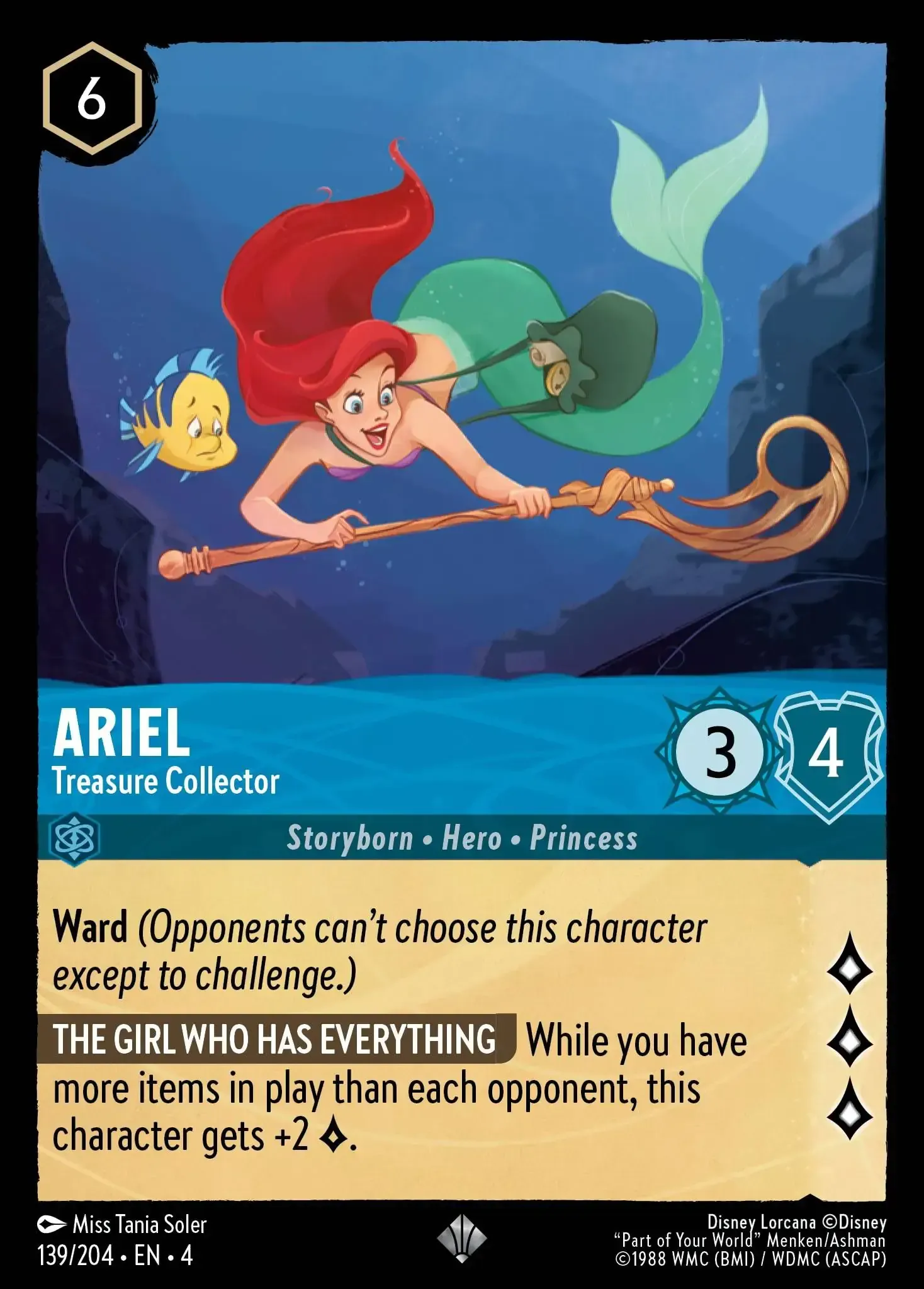 Ariel - Treasure Collector · Ursula's Return 139/207