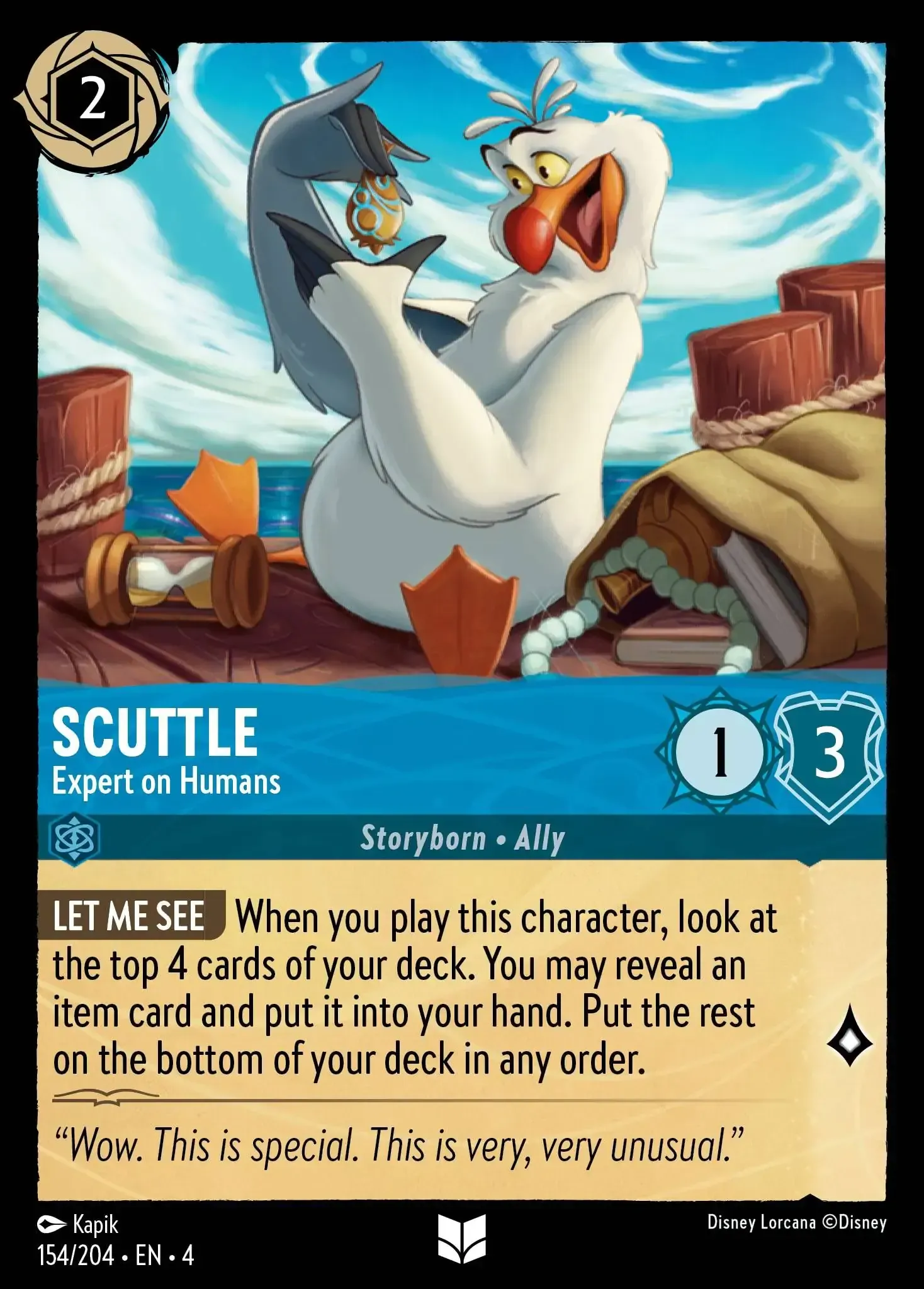 Scuttle - Expert on Humans · Ursula's Return 154/207
