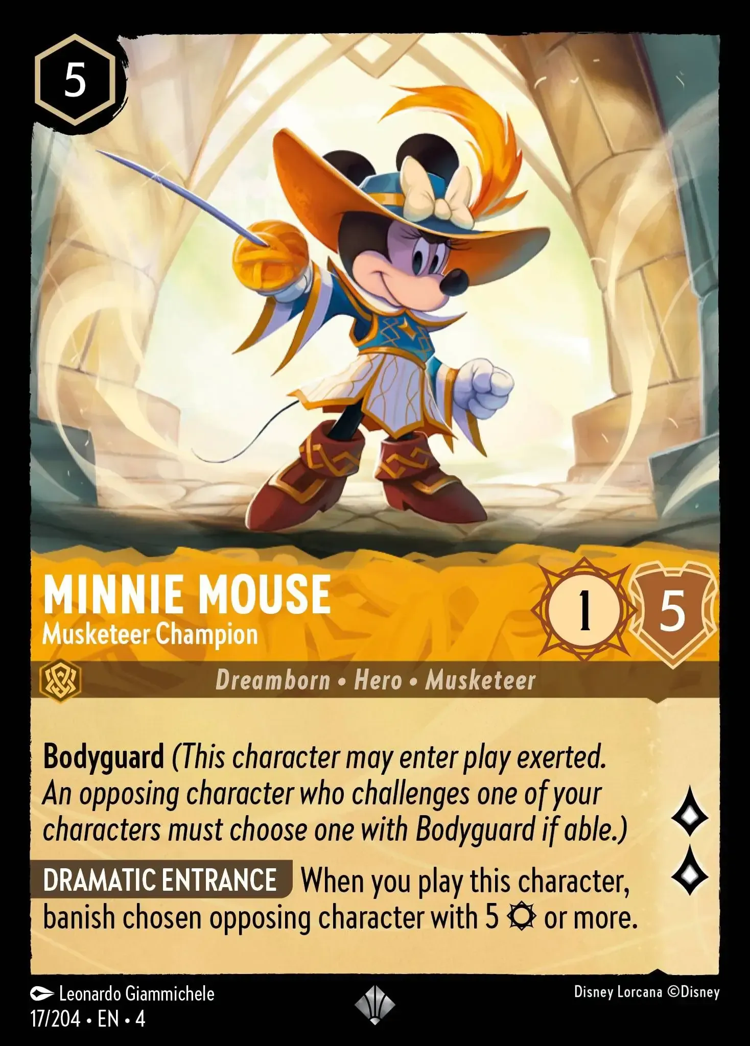 Minnie Mouse - Musketeer Champion · Ursula's Return 17/207